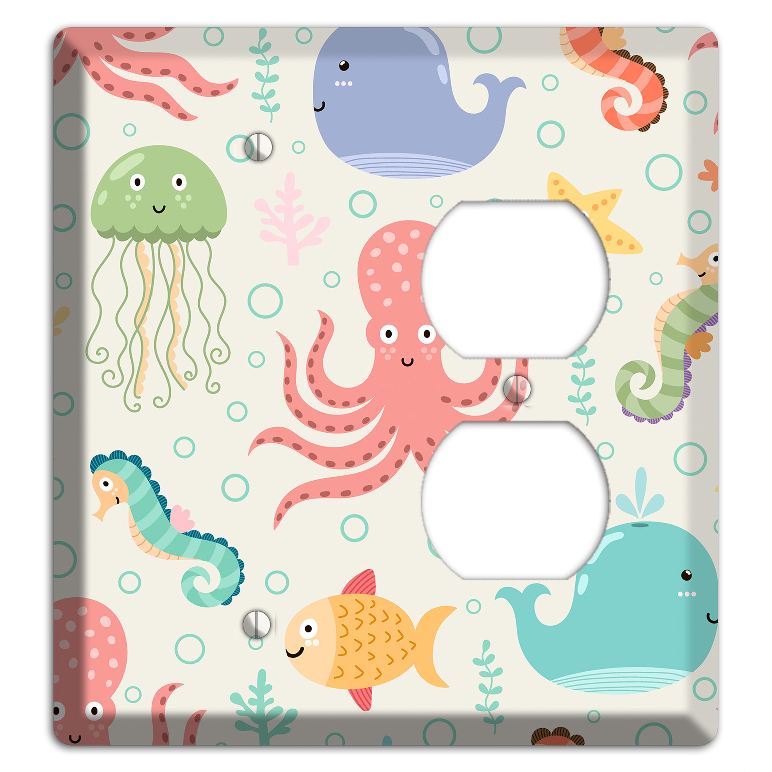 Ocean Buddies Blank / Duplex Wallplate