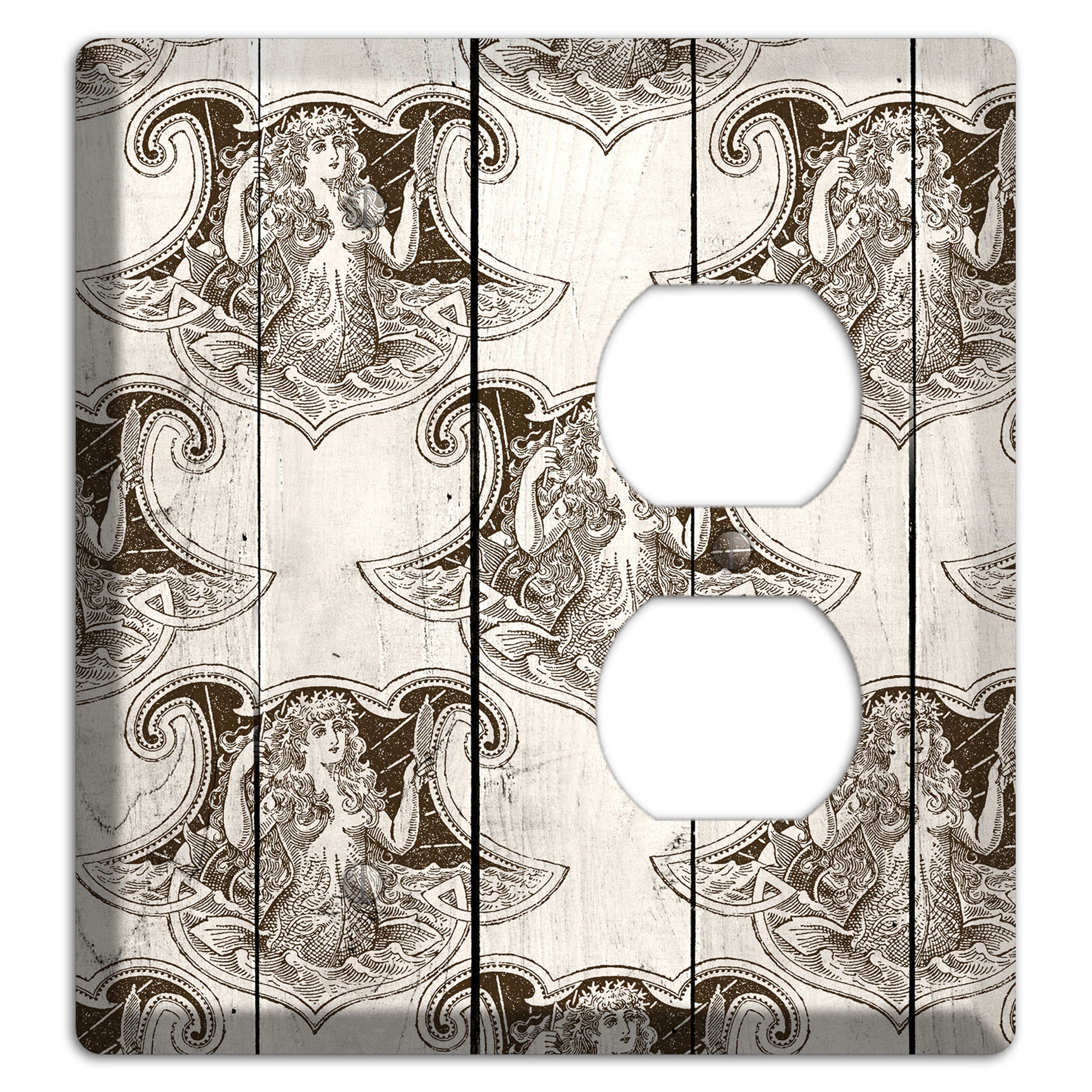 Mermaid’s Crest Blank / Duplex Wallplate