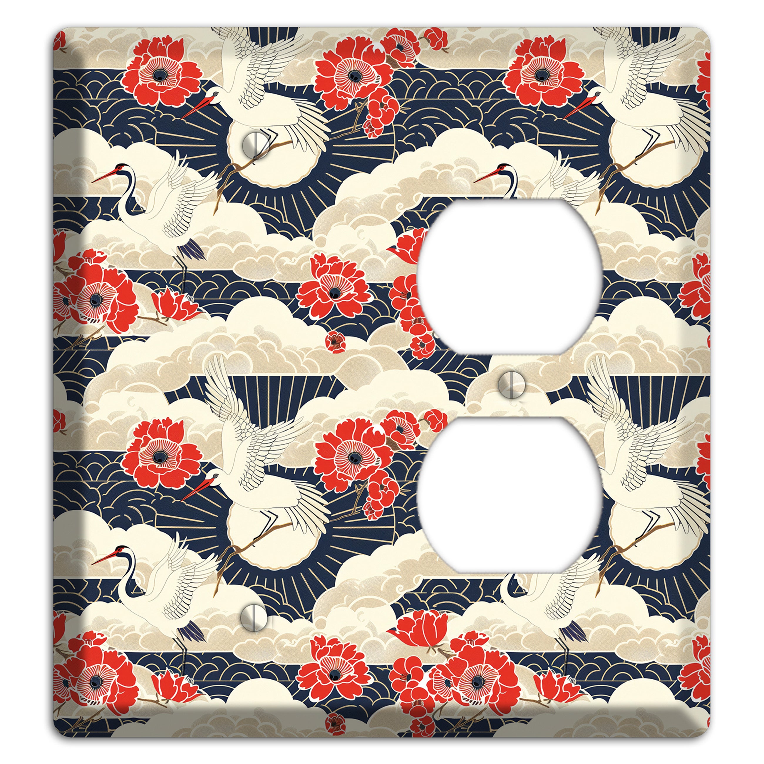Crimson Peony Ascent Blank / Duplex Wallplate