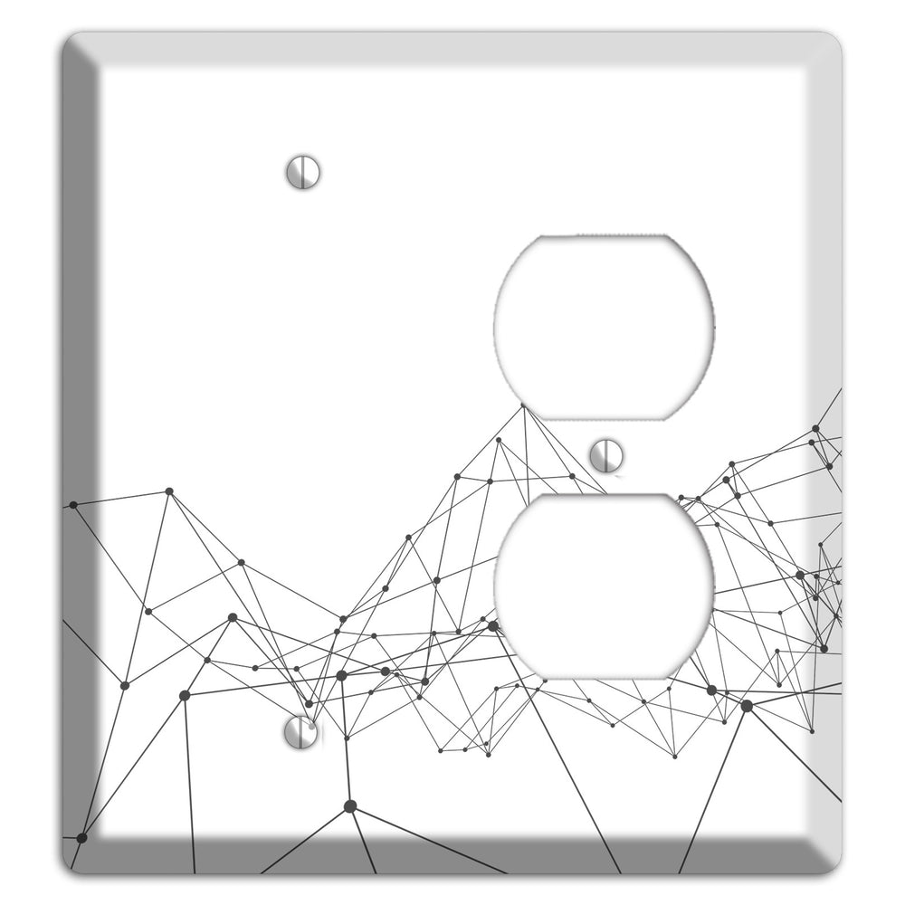 Fractured Cartography Blank / Duplex Wallplate