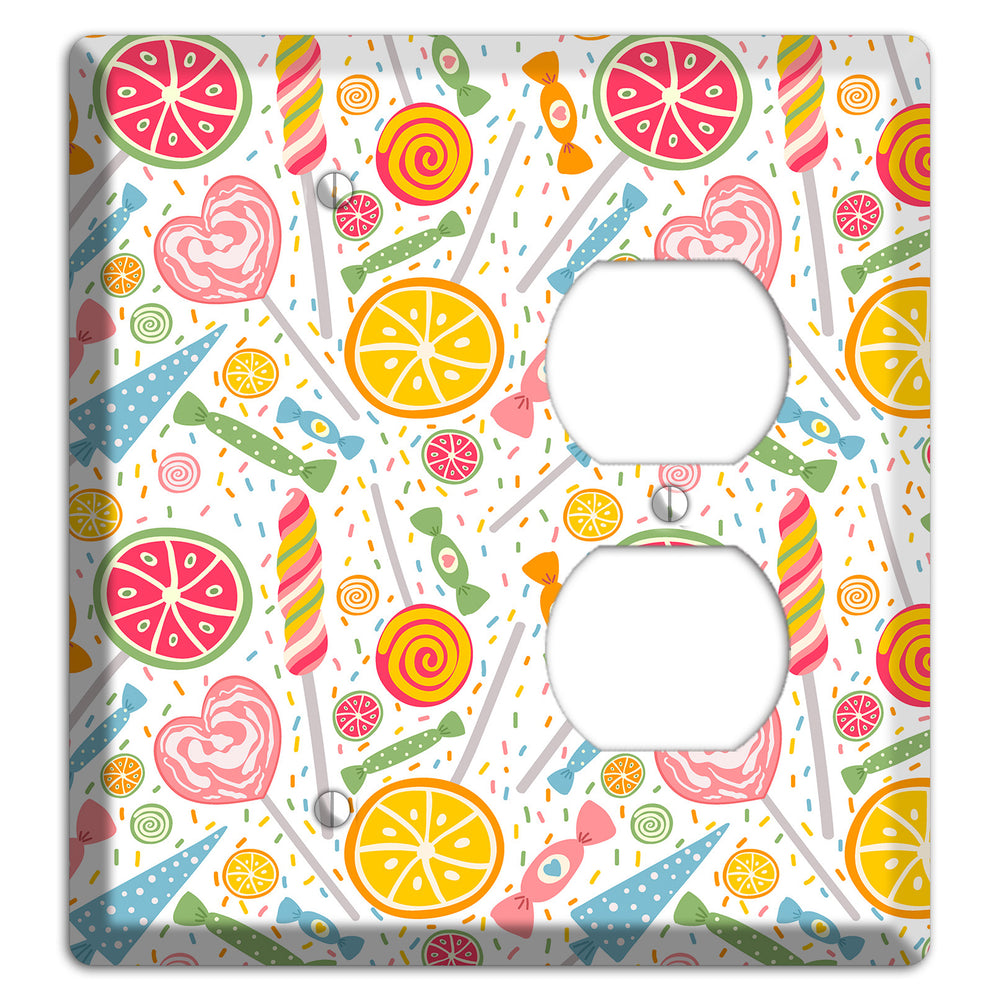 Candy Carnival (White) Blank / Duplex Wallplate