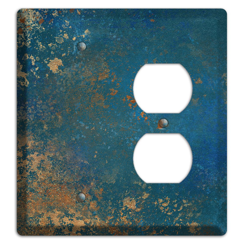 Oxidized Ocean Blank / Duplex Wallplate