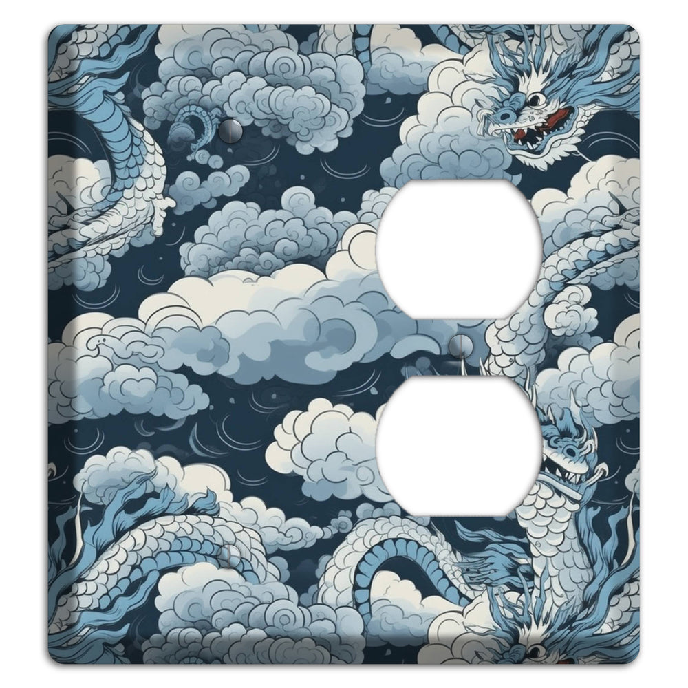 Storm Serpent Rising Blank / Duplex Wallplate