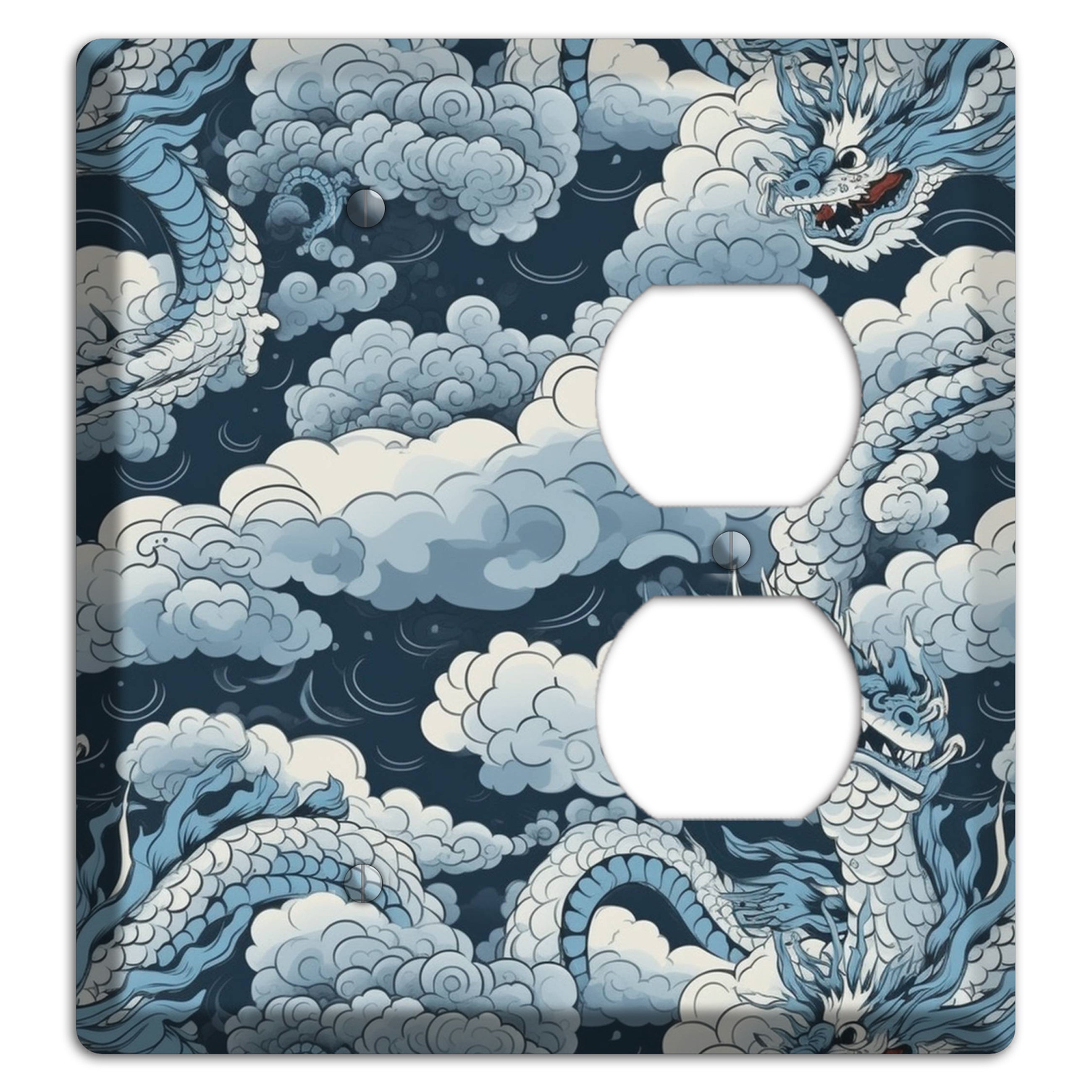 Storm Serpent Rising Blank / Duplex Wallplate