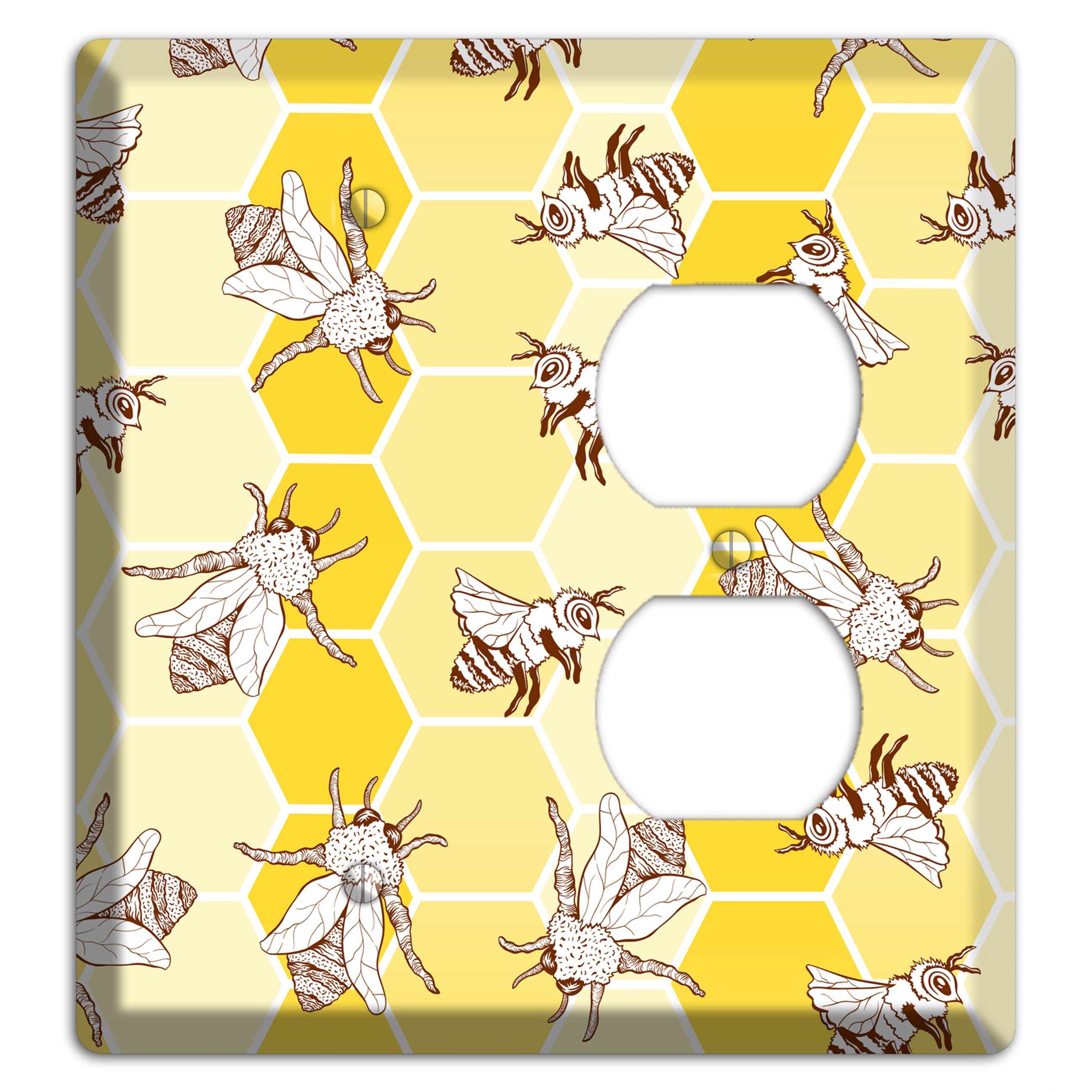 Hive & Wing Blank / Duplex Wallplate