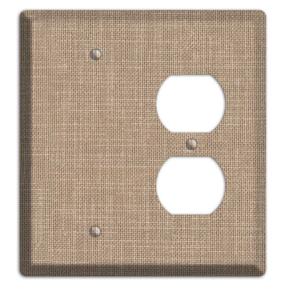 Linen Shore Blank / Duplex Wallplate