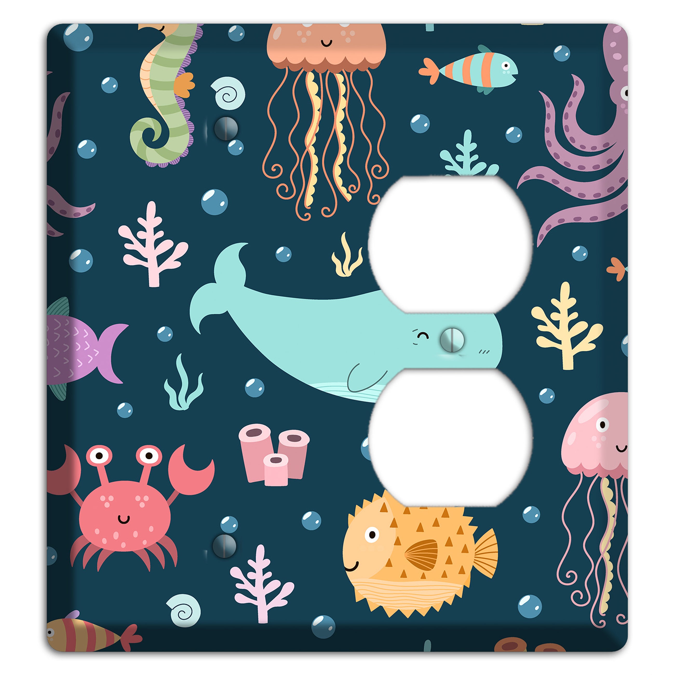 Deep Sea Cuties Blank / Duplex Wallplate