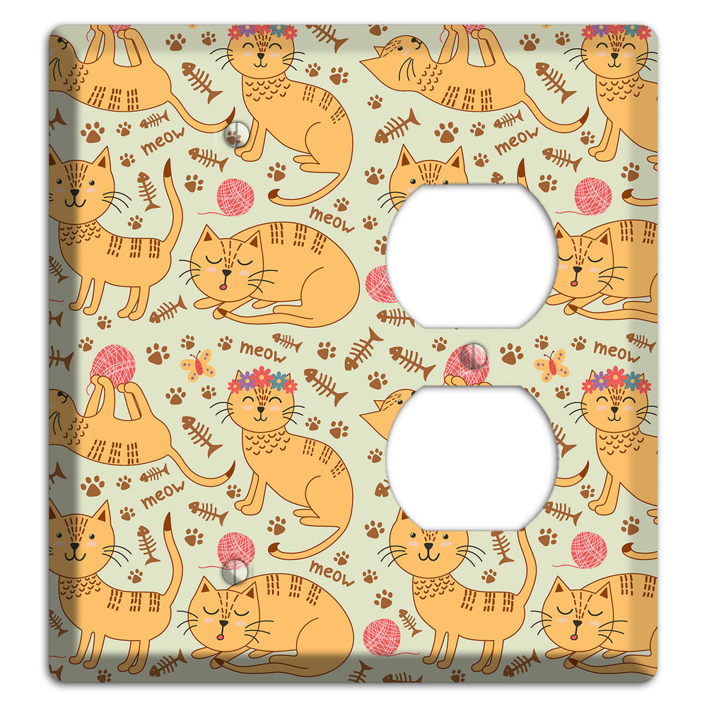 Meow Mix (Beige) Blank / Duplex Wallplate