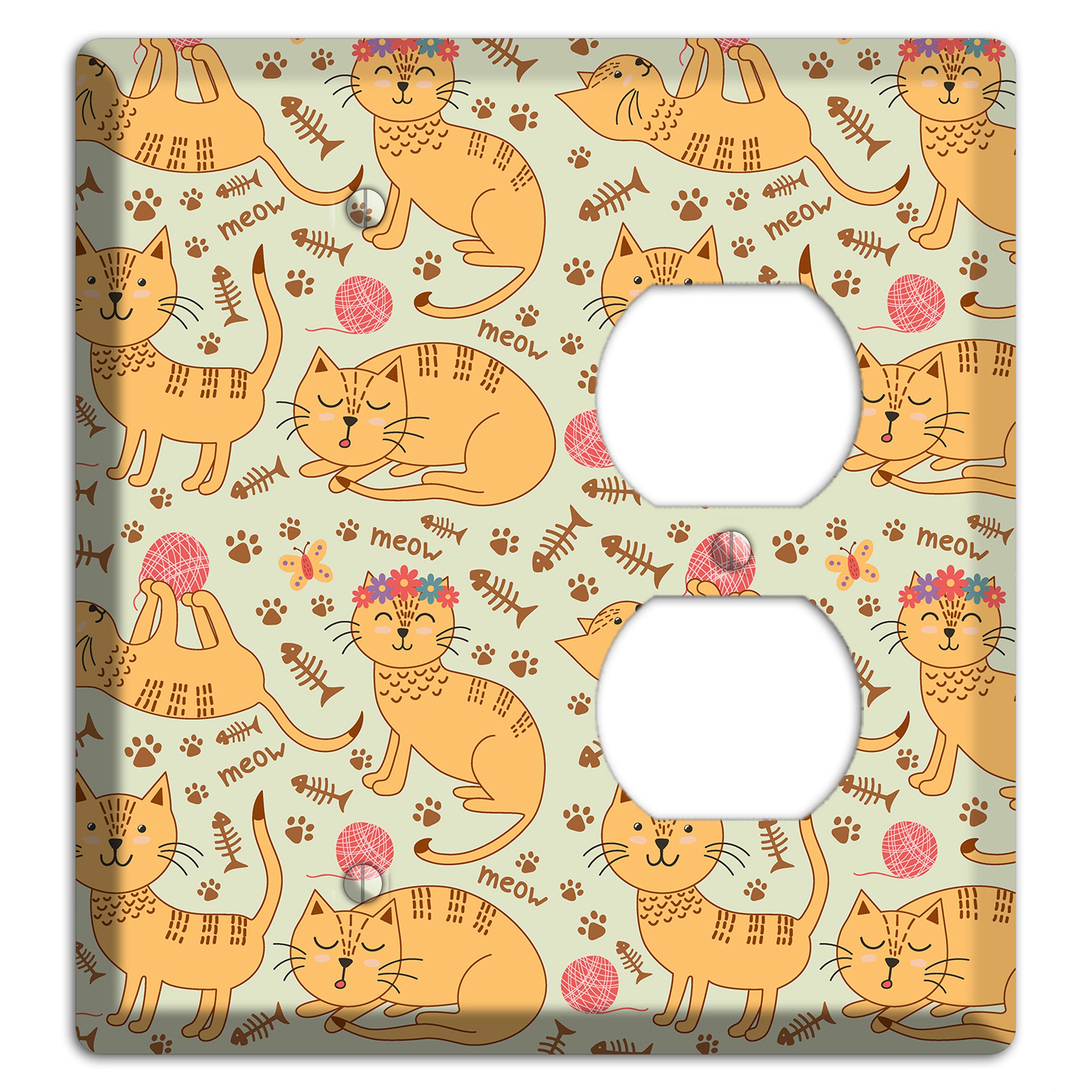 Meow Mix (Beige) Blank / Duplex Wallplate