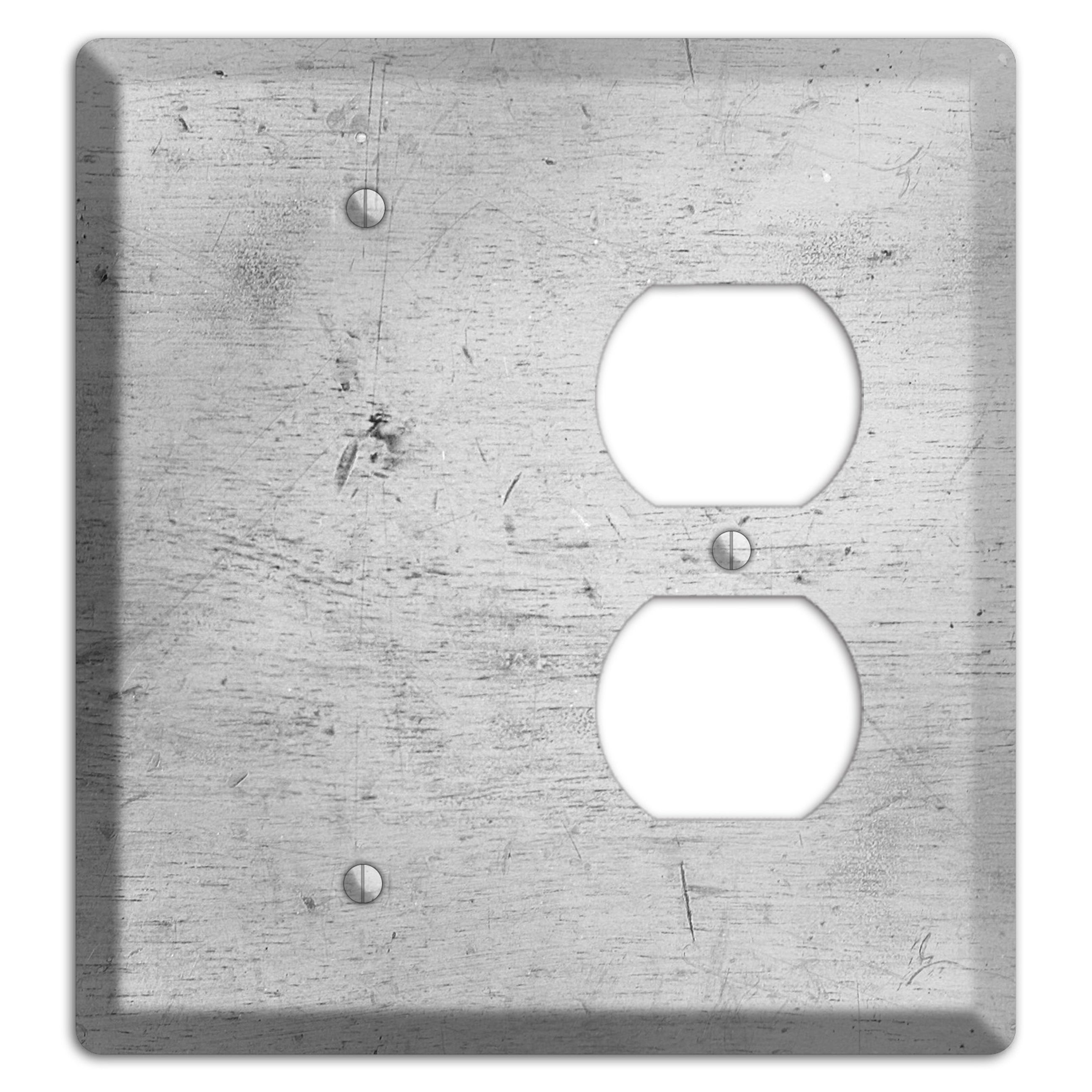 Silver Deck Blank / Duplex Wallplate