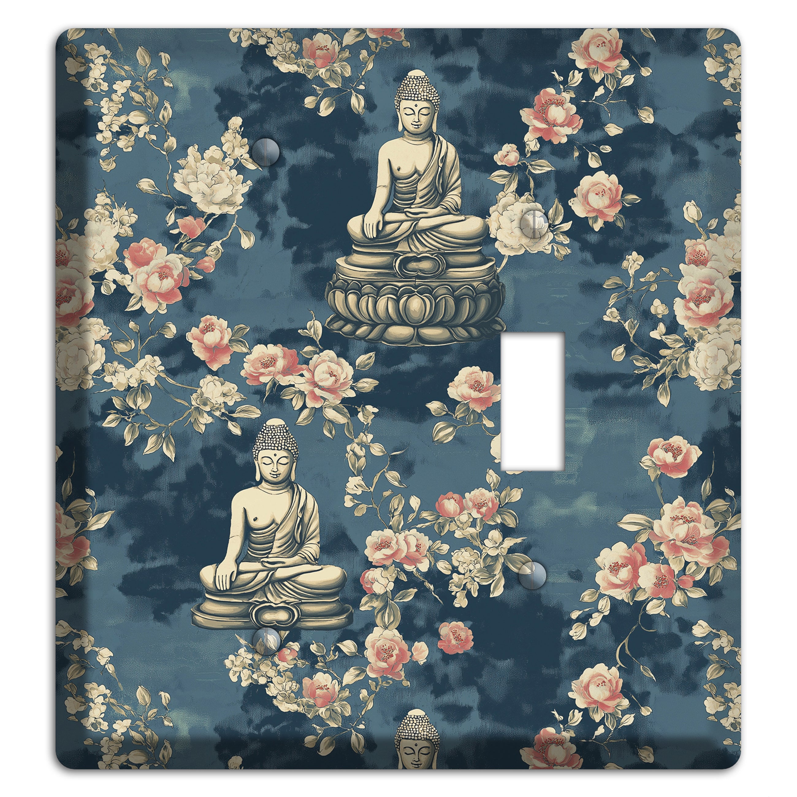 Lotus & Bloom Blank / Toggle Wallplate