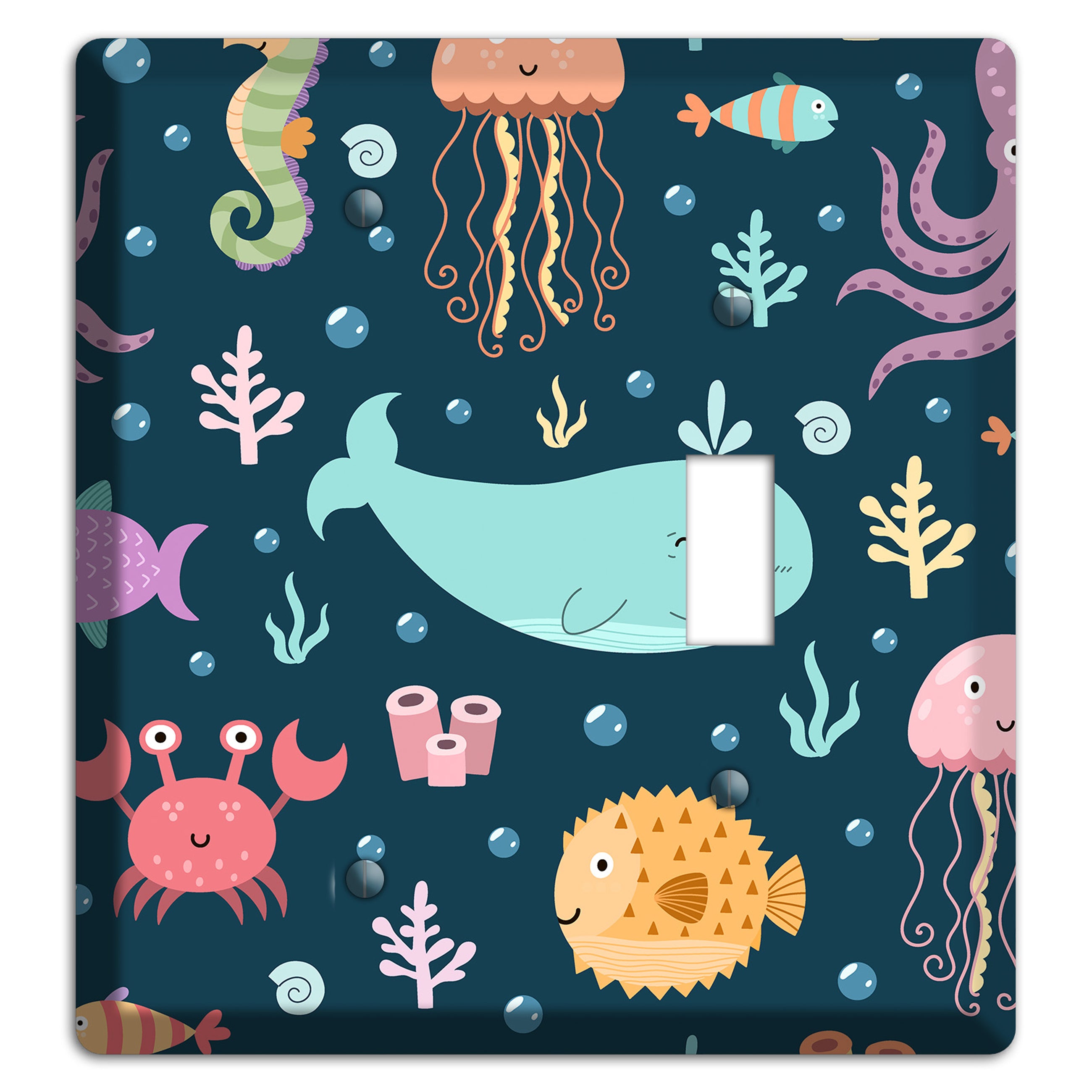 Deep Sea Cuties Blank / Toggle Wallplate