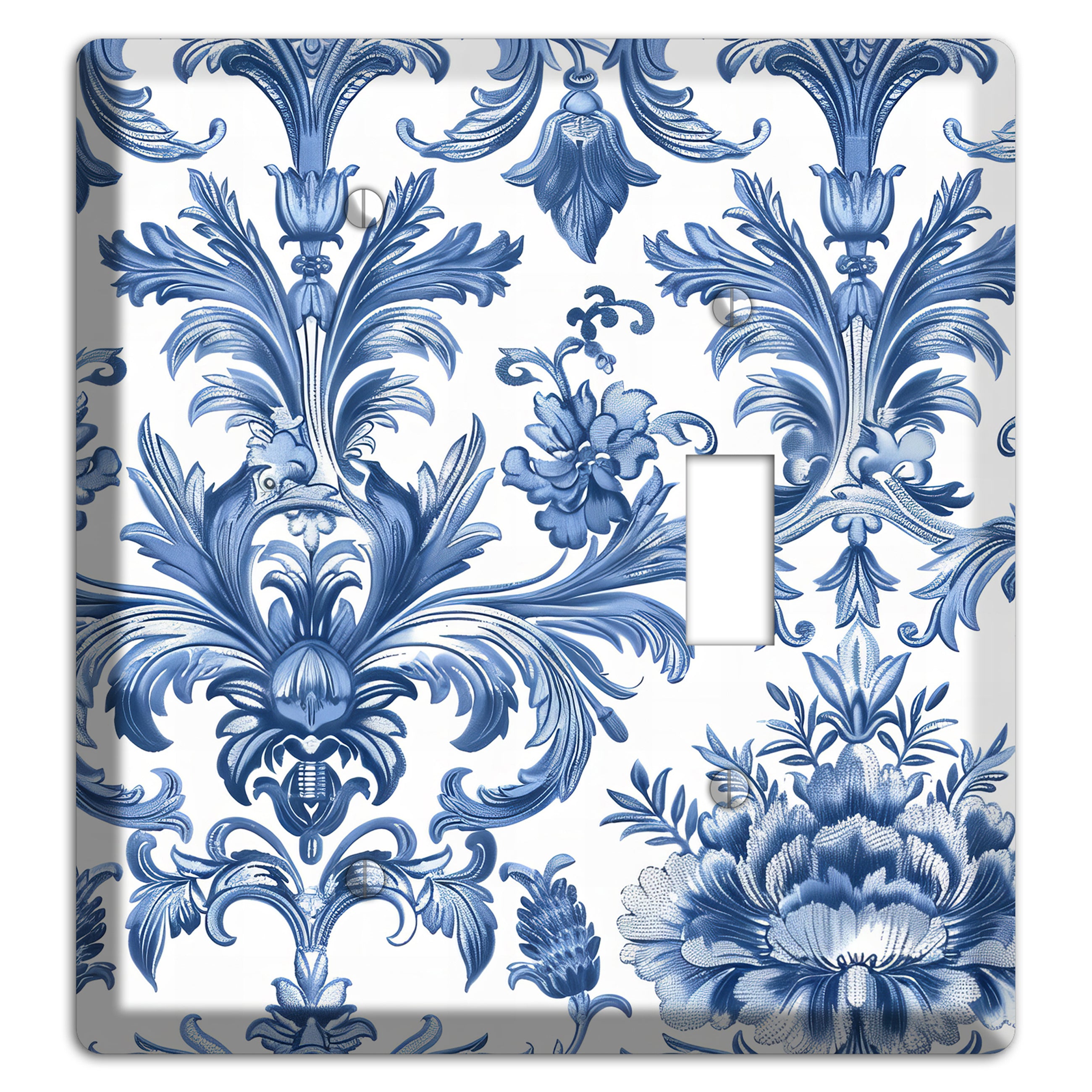 Porcelain Garden Reverie Blank / Toggle Wallplate