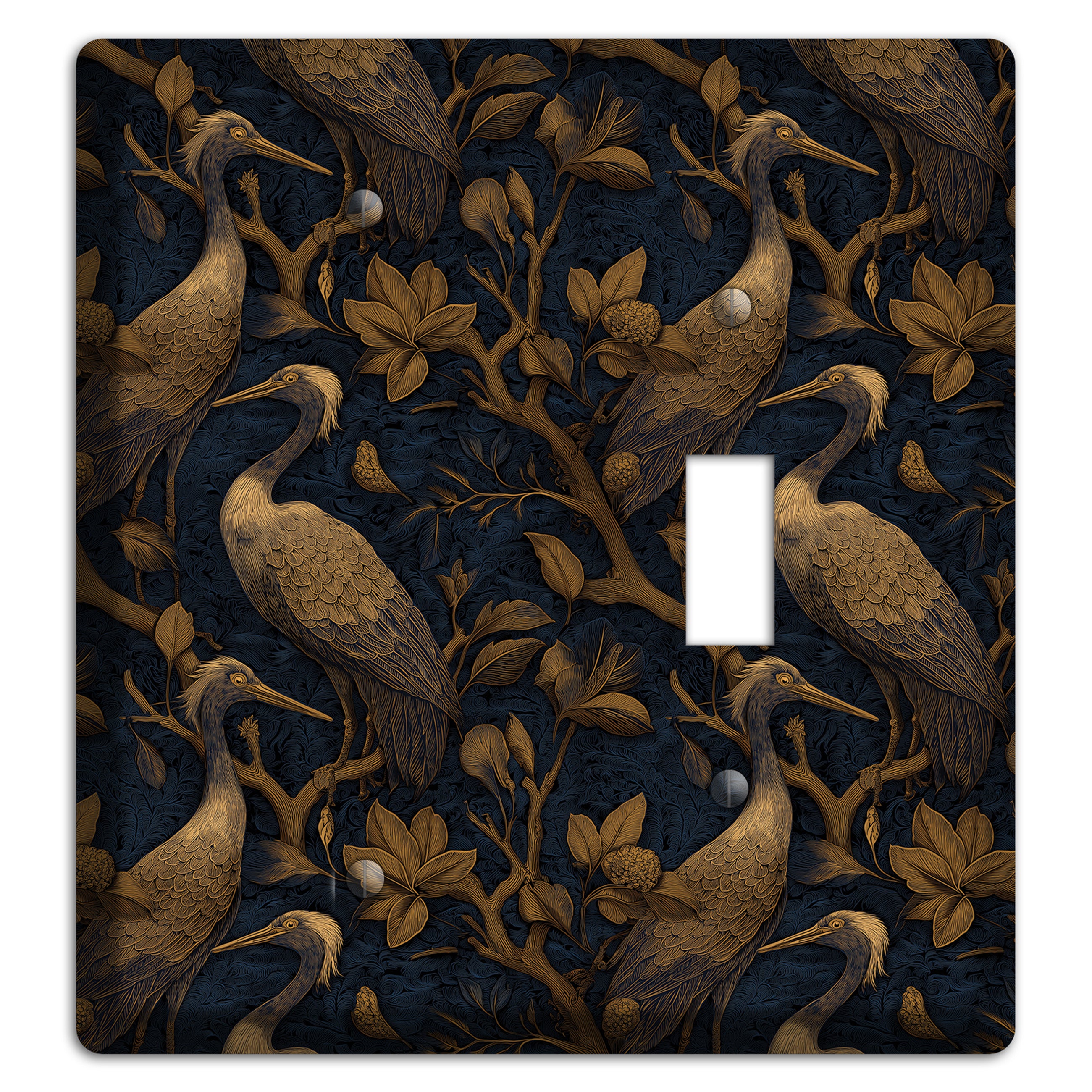 Gilded Heron Dusk Blank / Toggle Wallplate