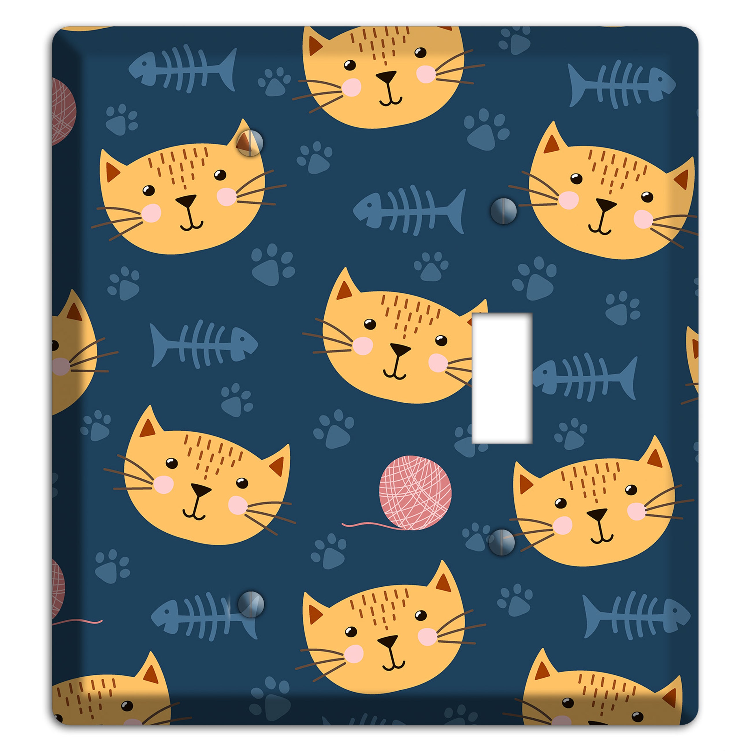 Cat Nap Parade Blank / Toggle Wallplate