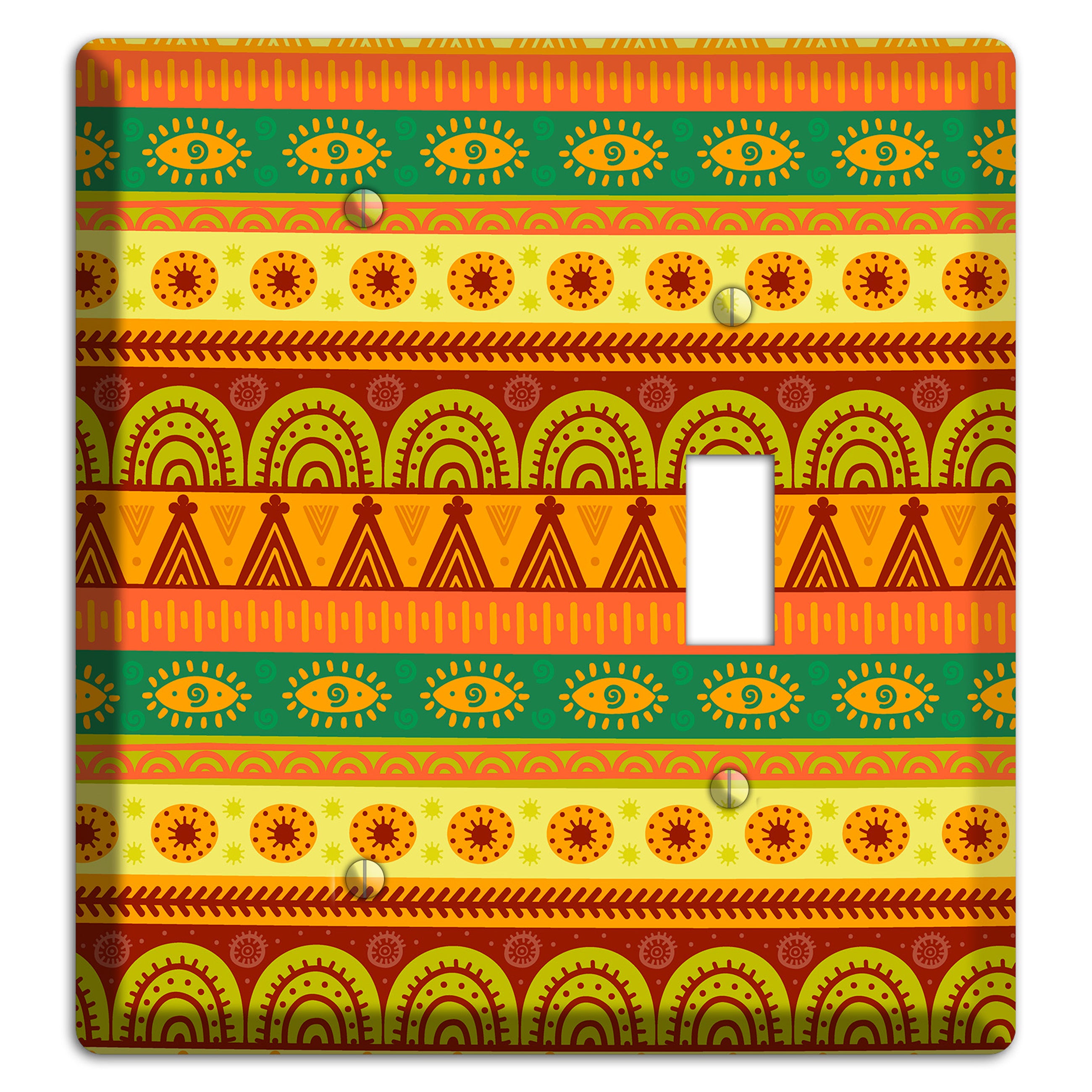 Ethnic Harmony Blank / Toggle Wallplate