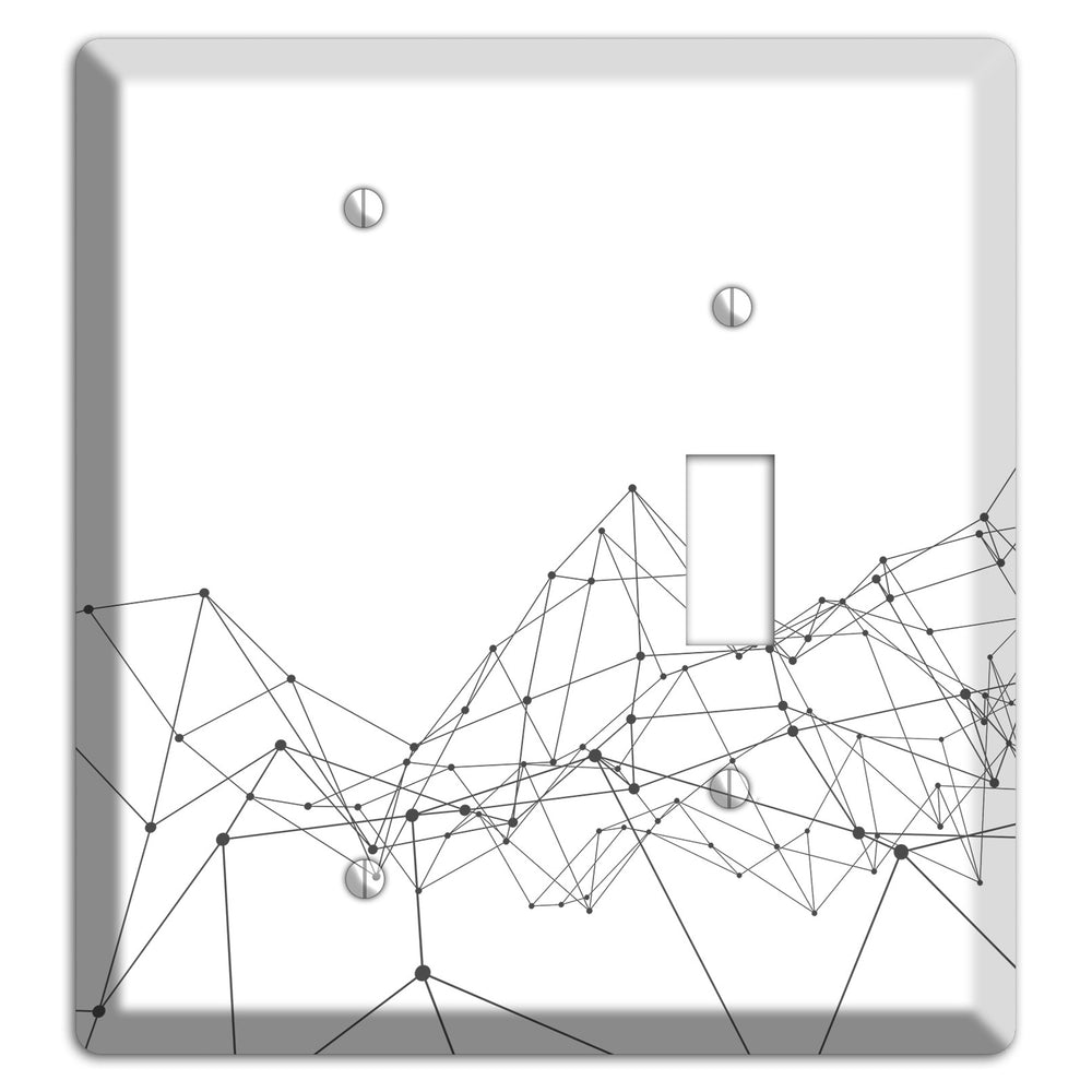 Fractured Cartography Blank / Toggle Wallplate