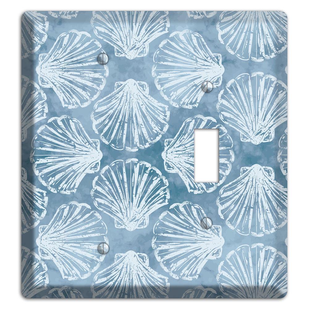 Coastal Shell Drift Blank / Toggle Wallplate