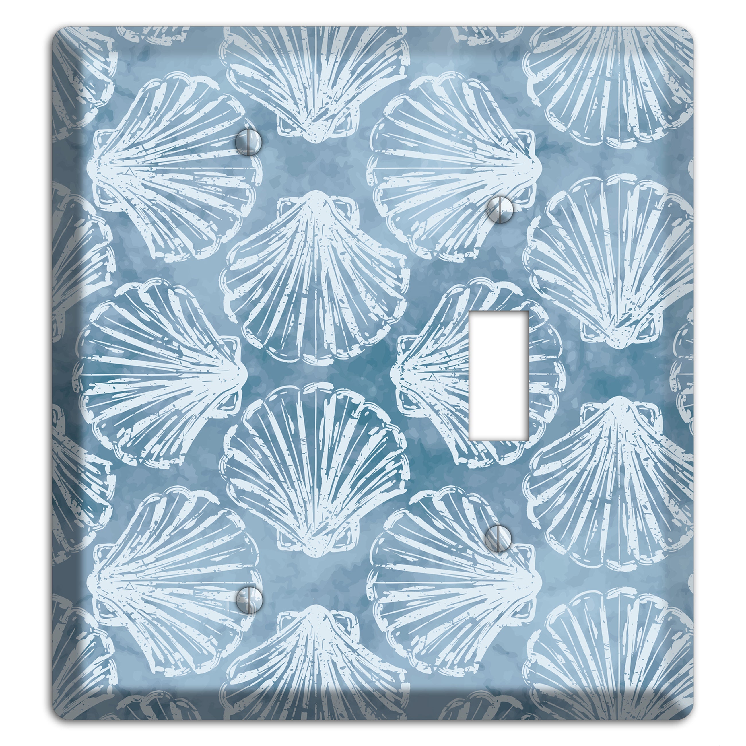 Coastal Shell Drift Blank / Toggle Wallplate