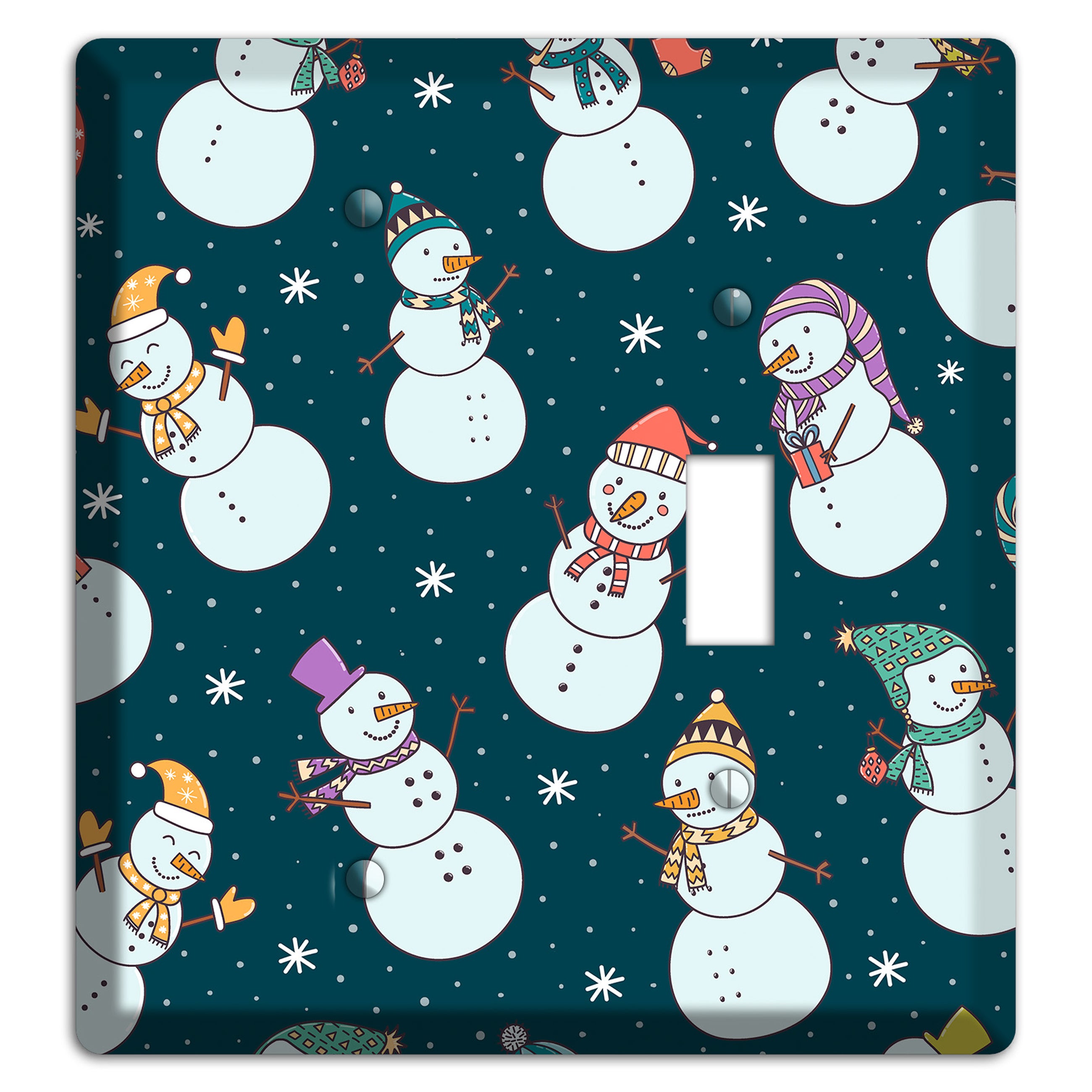 Snowman Celebration Blank / Toggle Wallplate