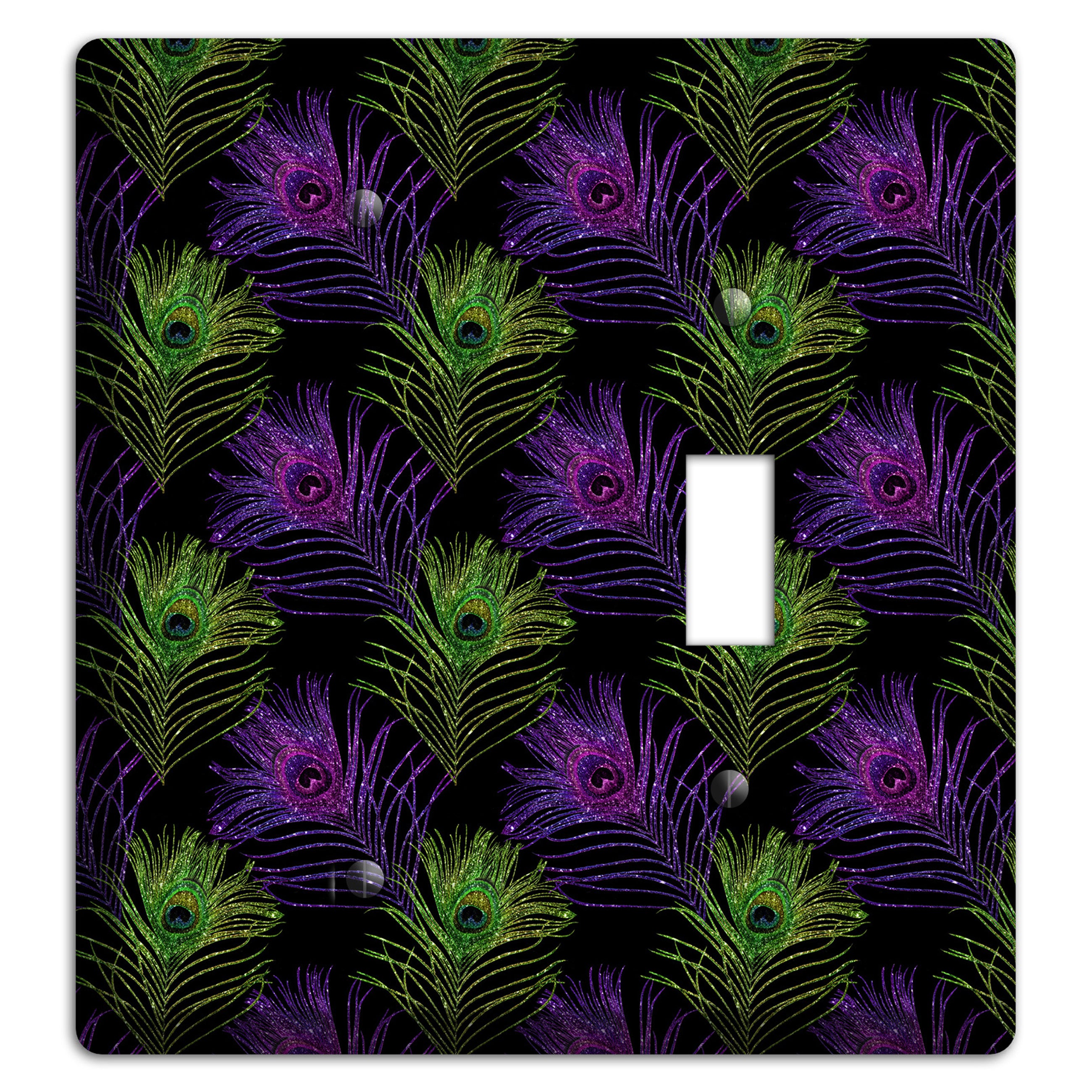 Feathers of the Fête Blank / Toggle Wallplate