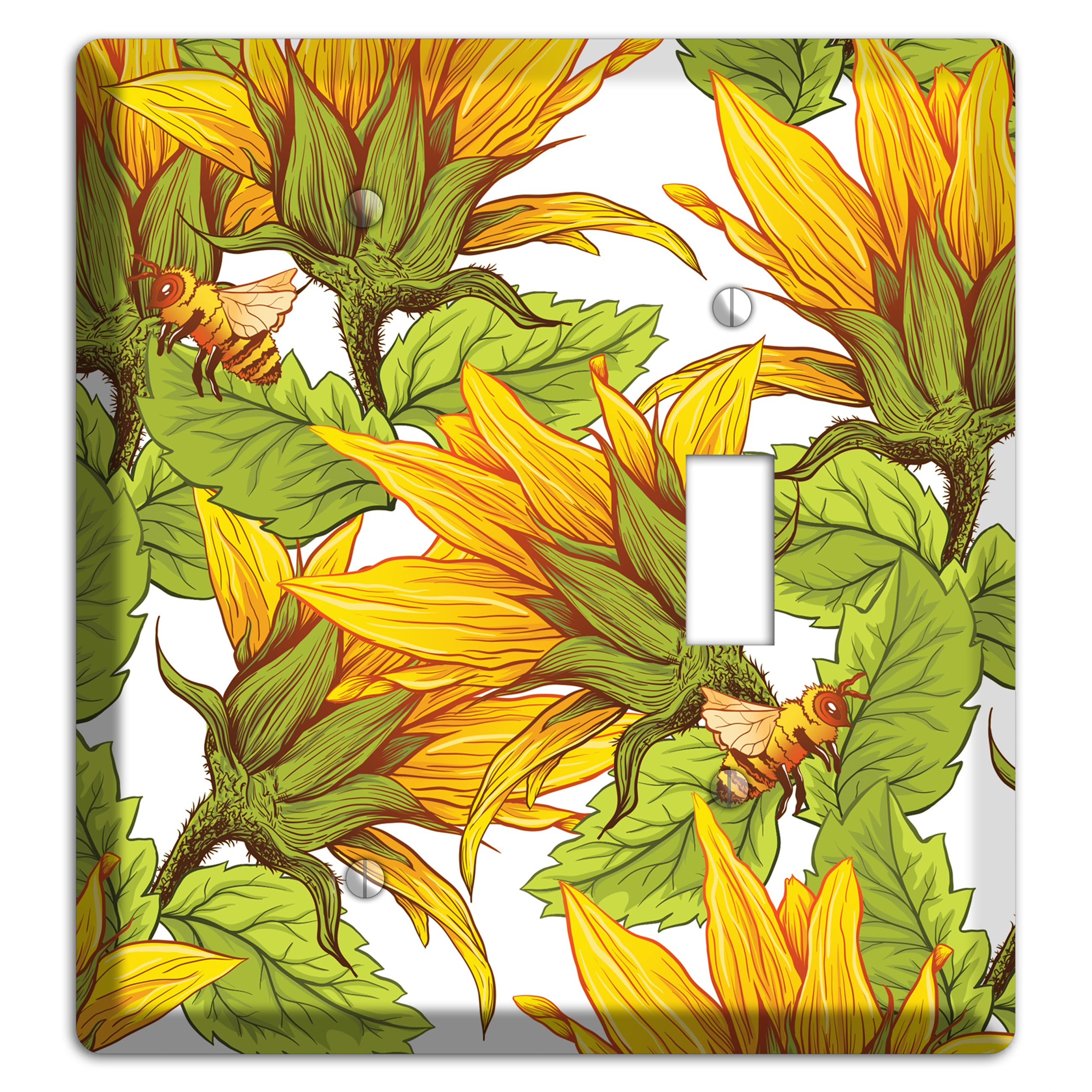 Pollen & Wings Blank / Toggle Wallplate