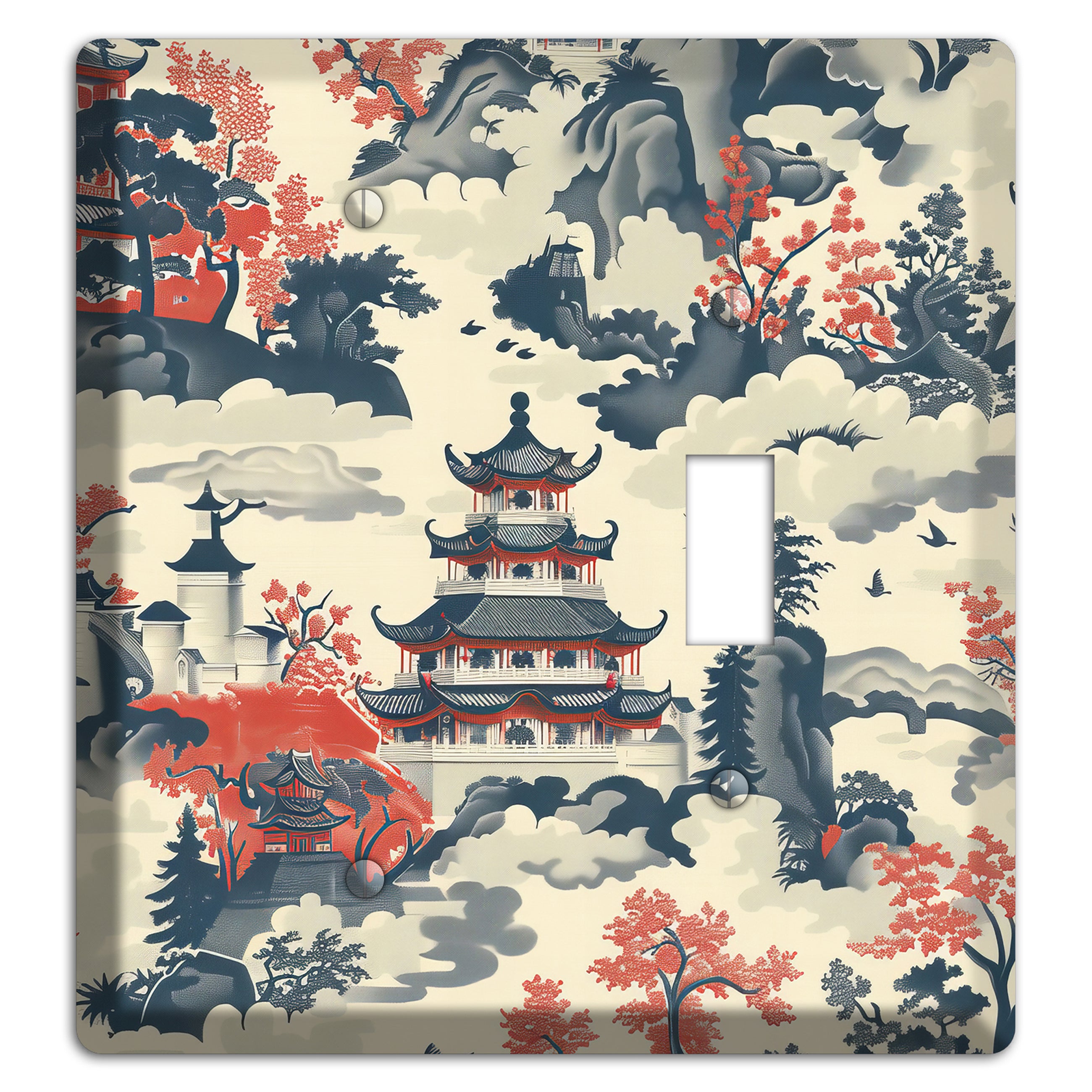 Ink & Ember Pagoda Blank / Toggle Wallplate