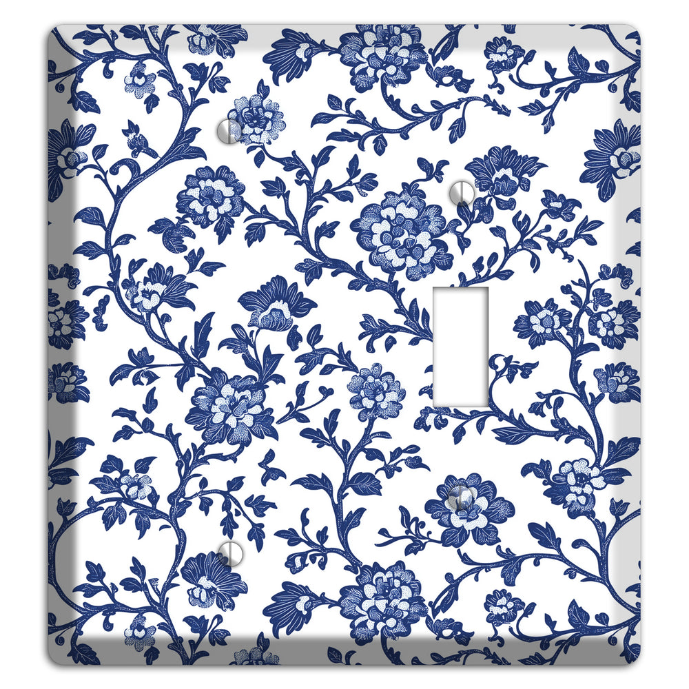 Porcelain Vine Reverie Blank / Toggle Wallplate