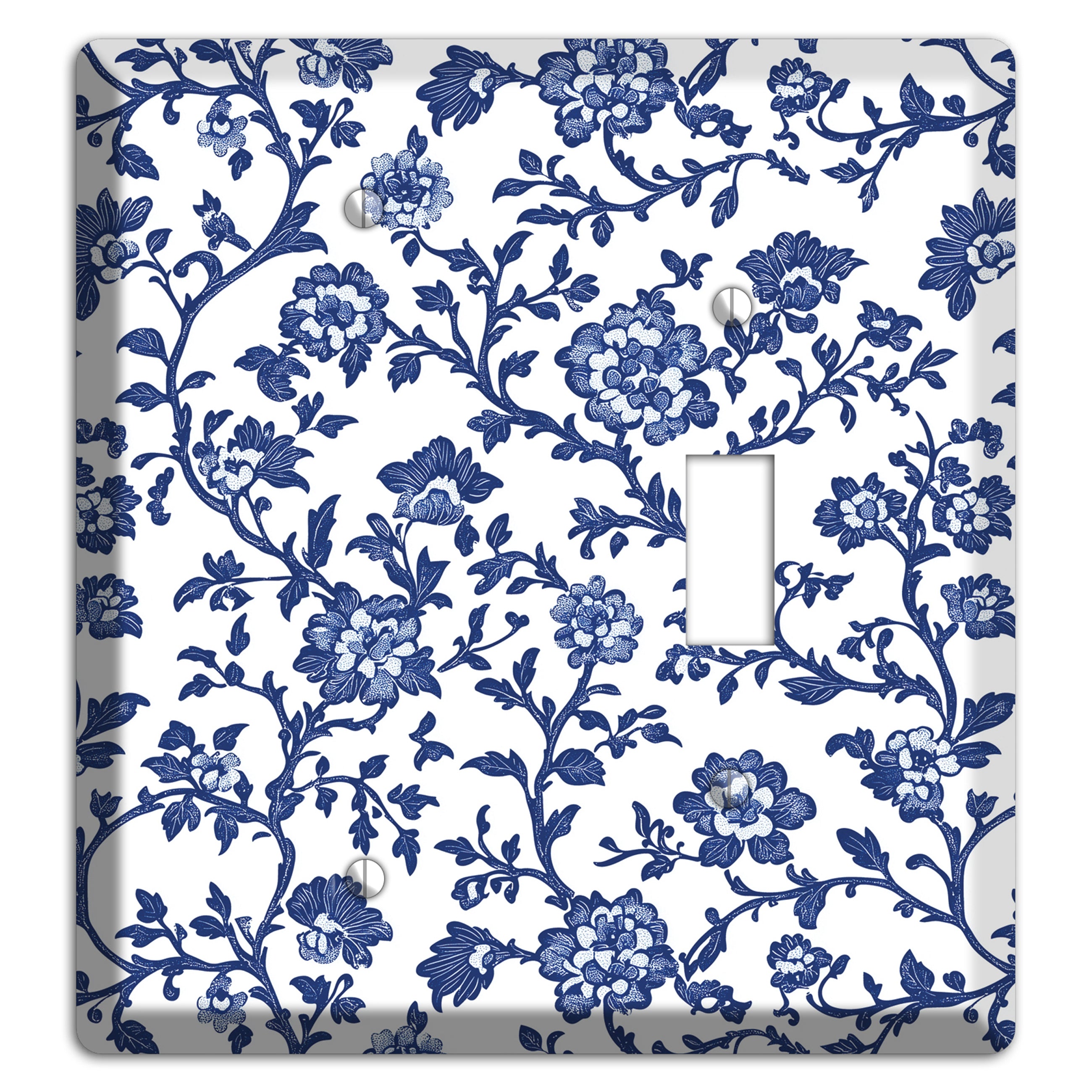 Porcelain Vine Reverie Blank / Toggle Wallplate