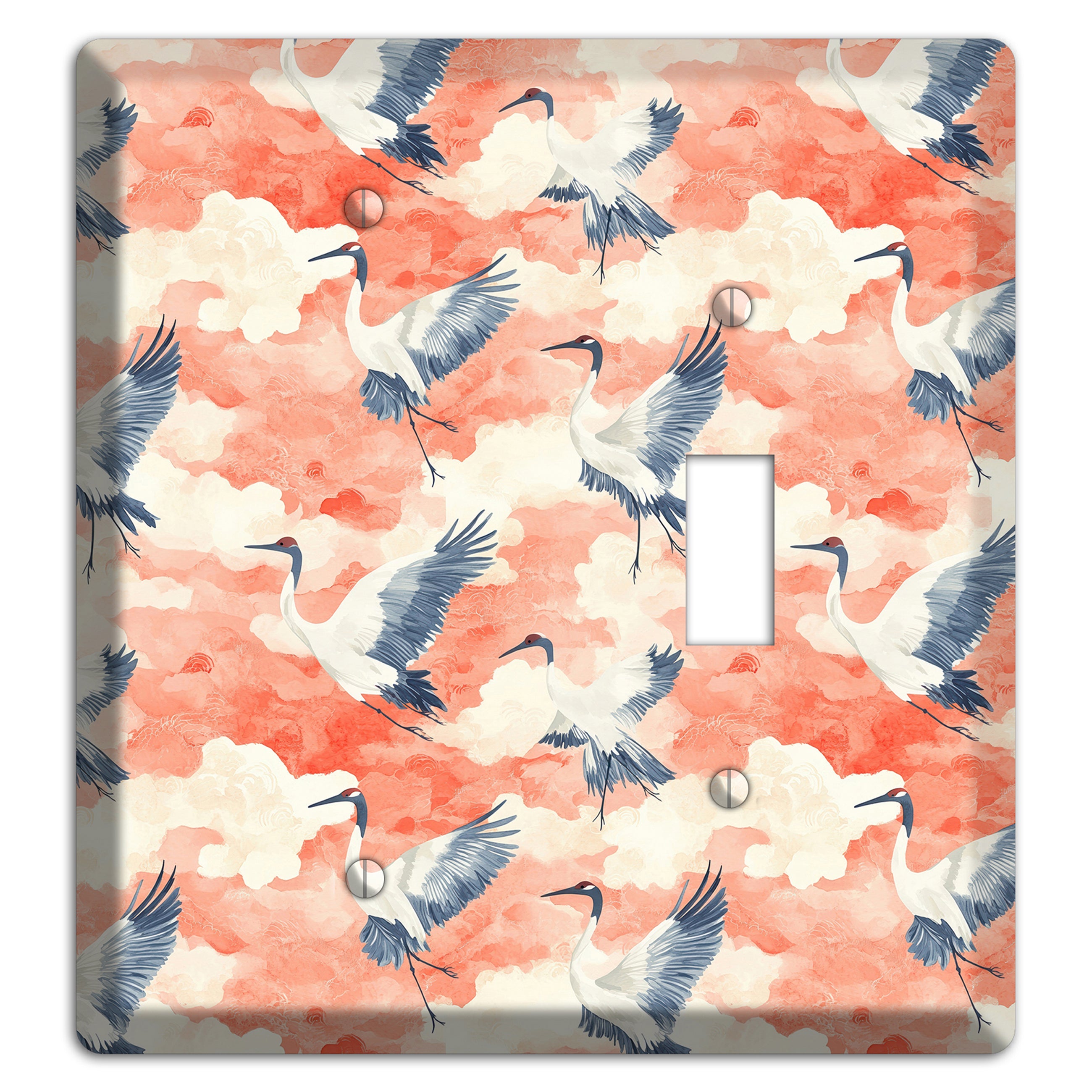 Coral Sky Migration Blank / Toggle Wallplate