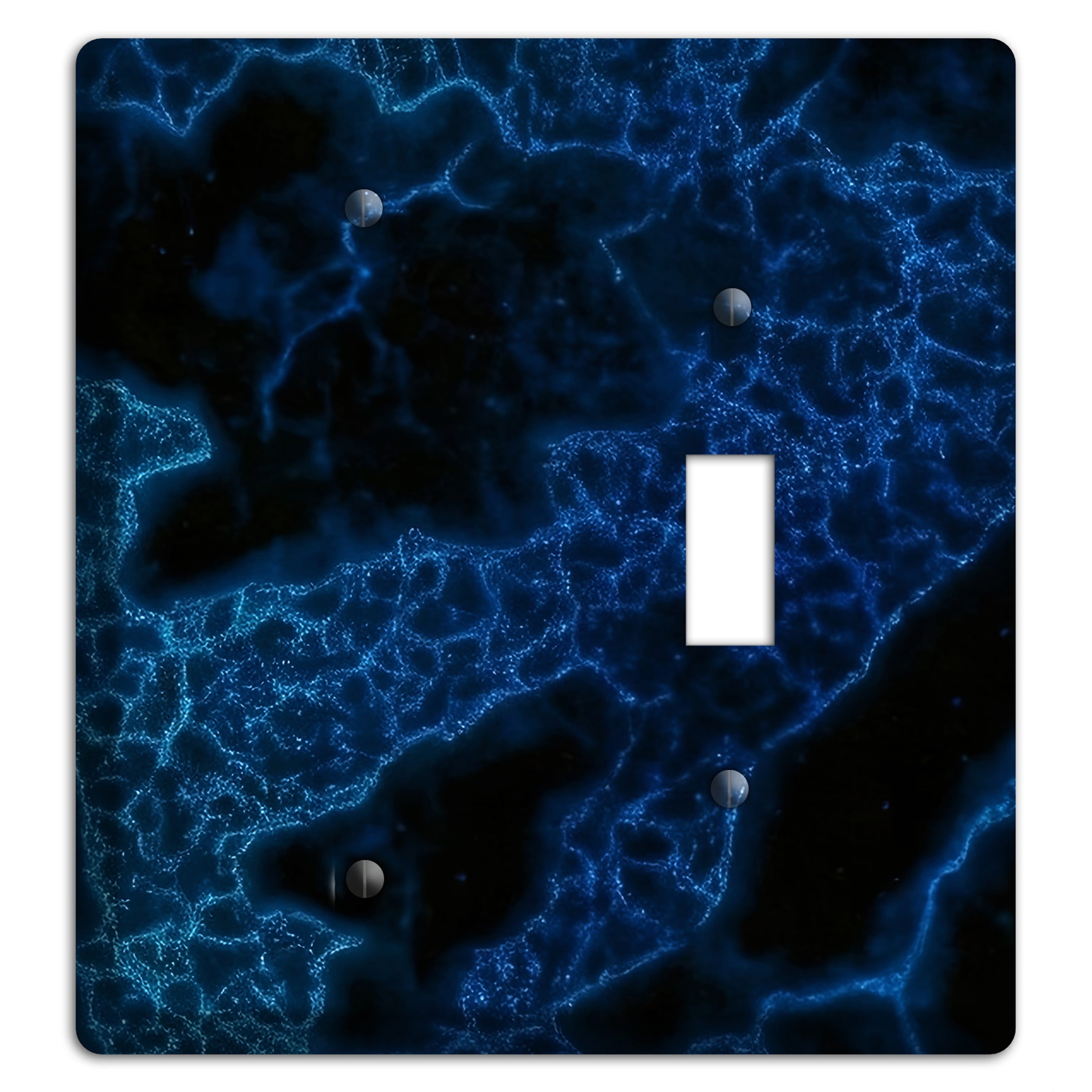 Midnight Marble Blank / Toggle Wallplate