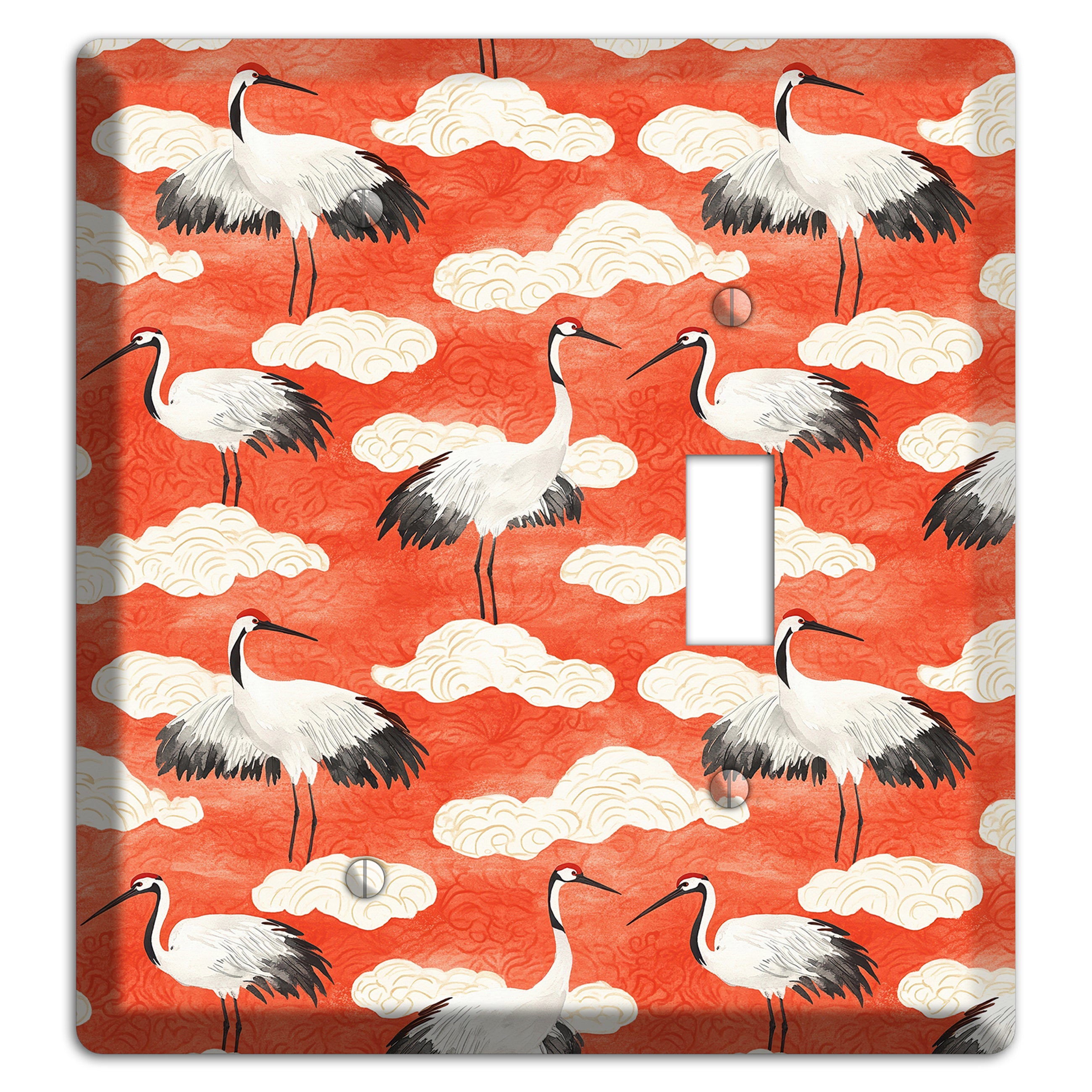 Vermillion Cloud Ceremony Blank / Toggle Wallplate