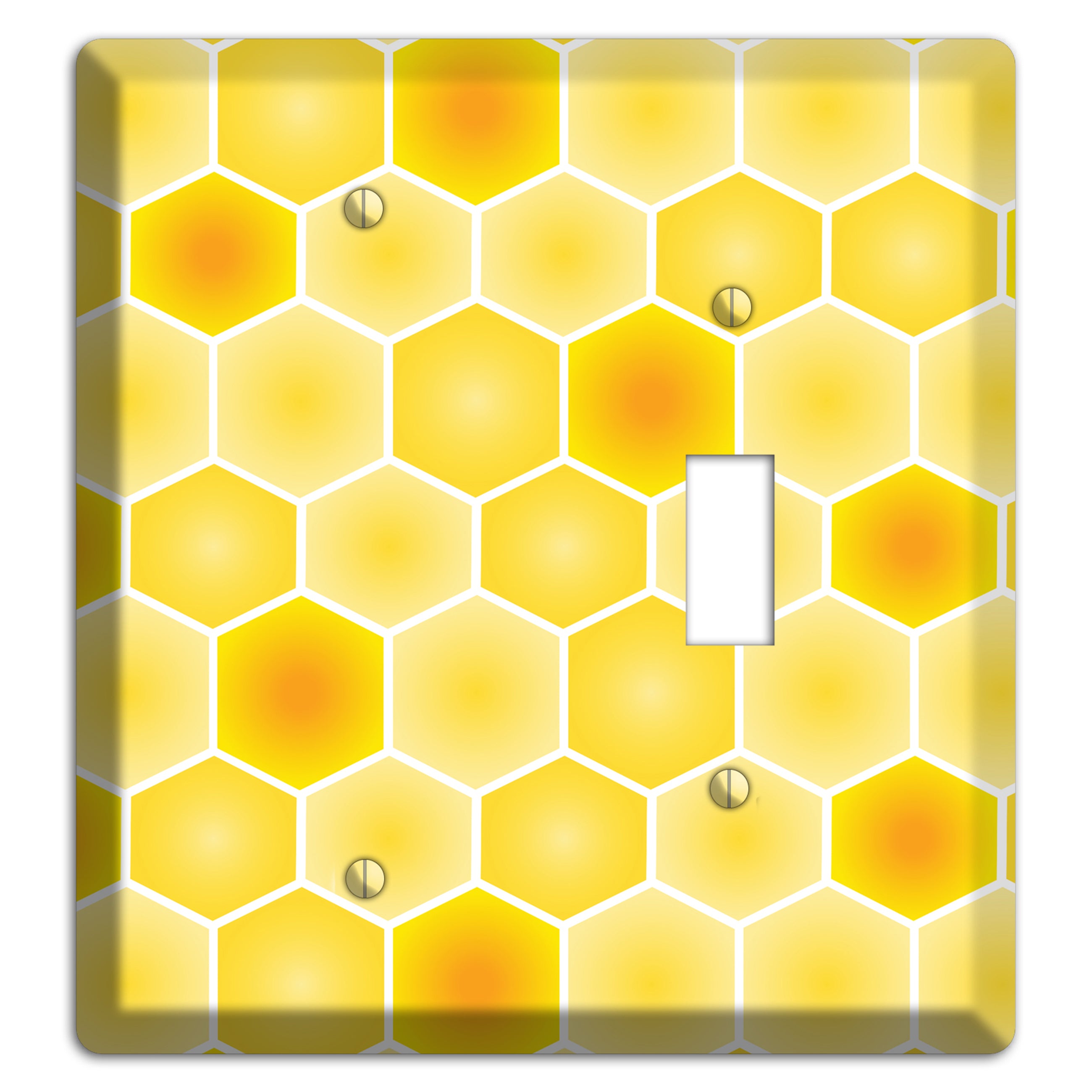 Liquid Gold Lattice Blank / Toggle Wallplate
