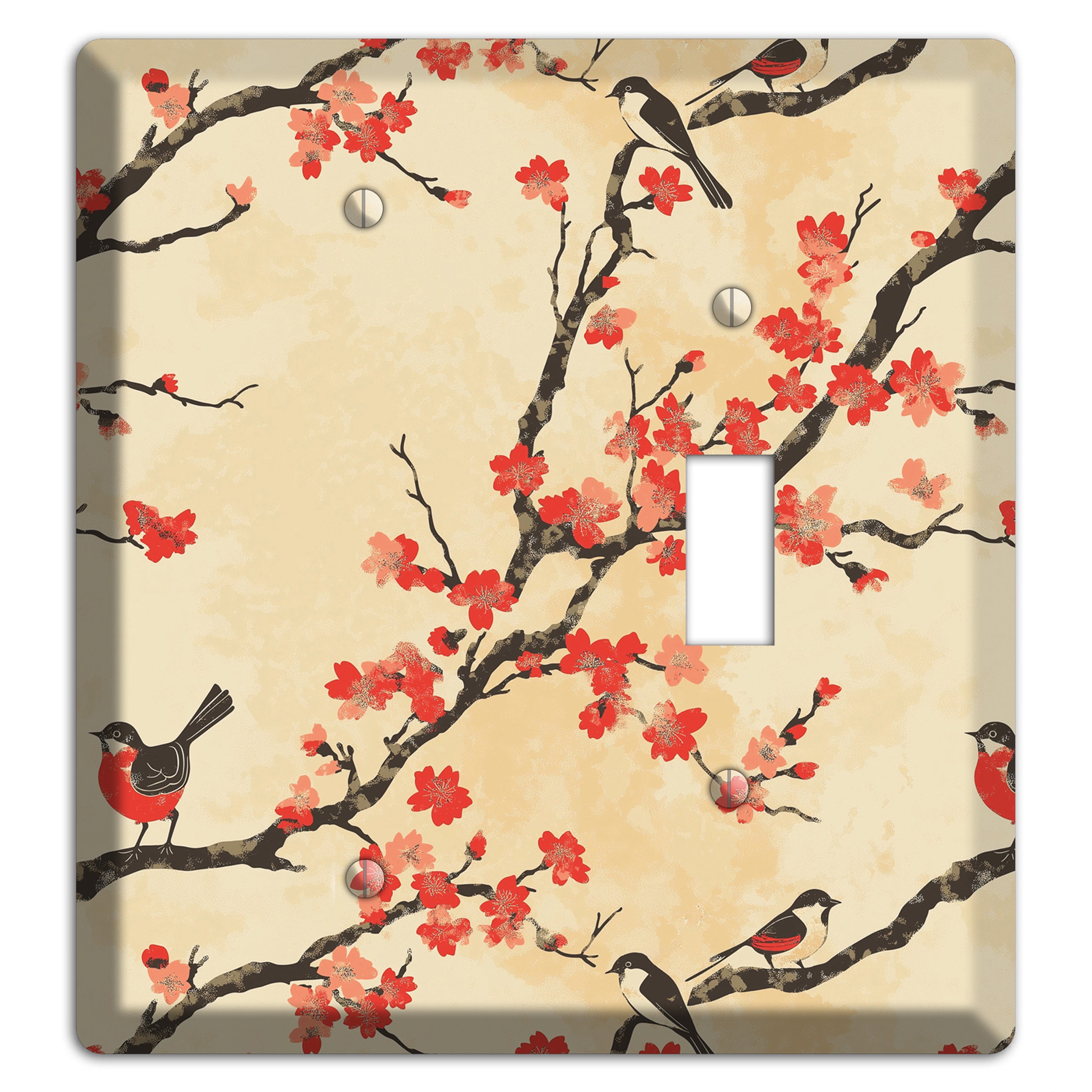 Blossom & Wing Blank / Toggle Wallplate