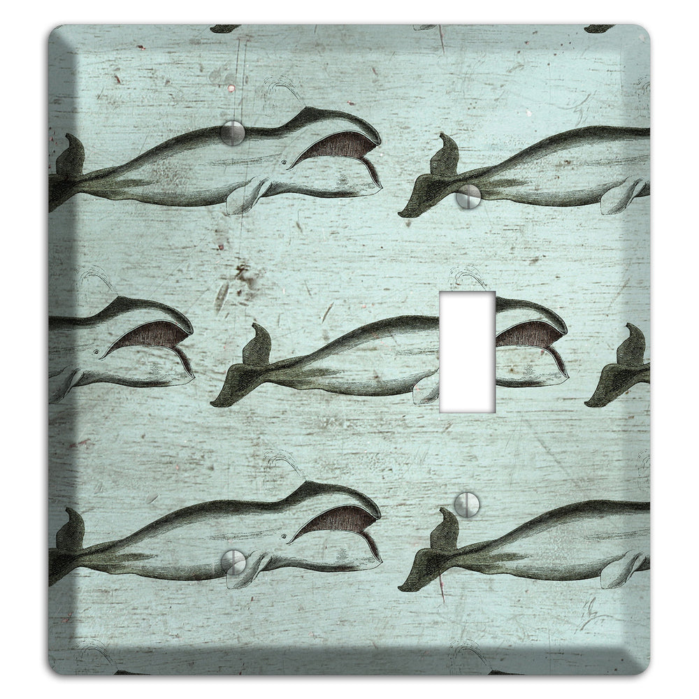 Whale Watch Blank / Toggle Wallplate