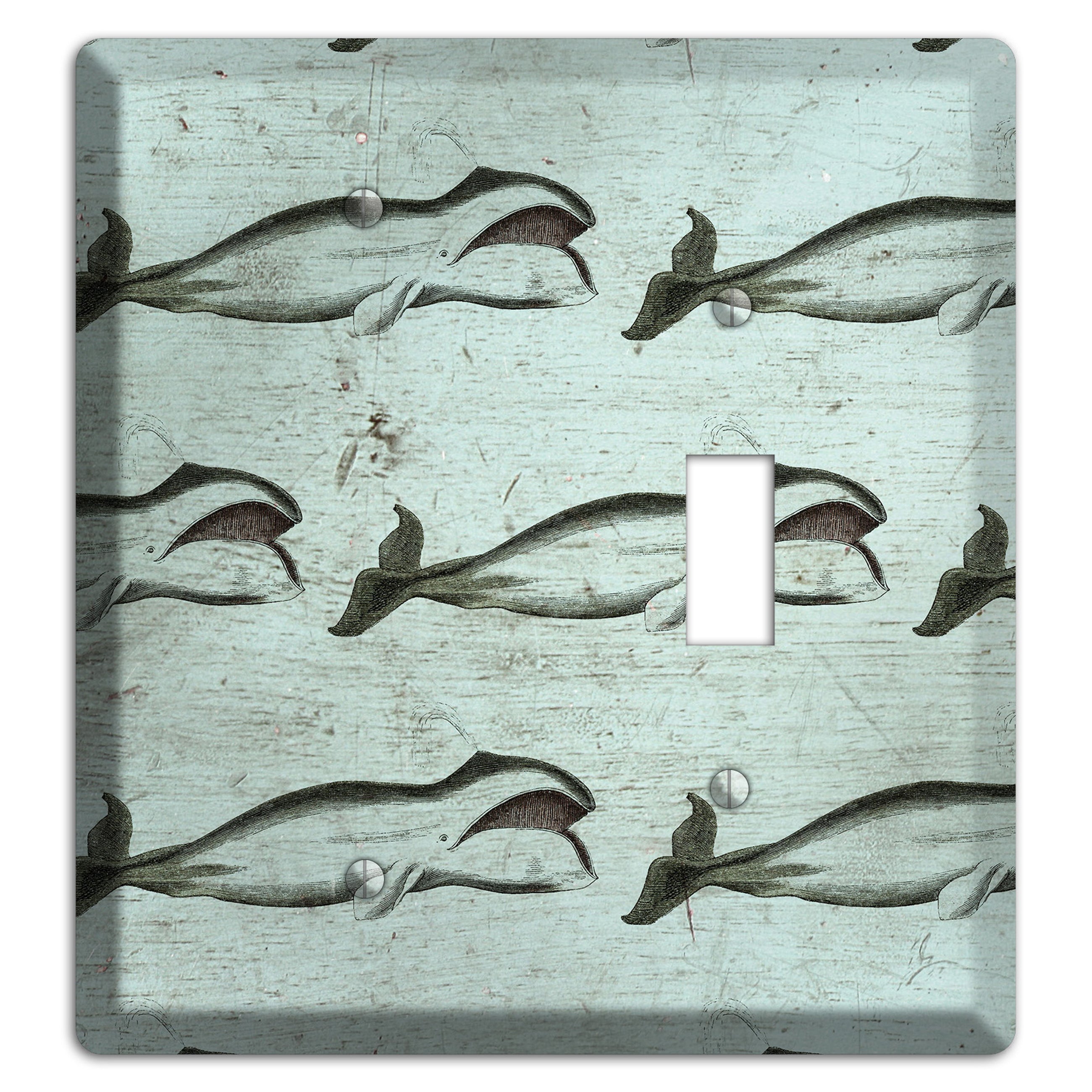 Whale Watch Blank / Toggle Wallplate