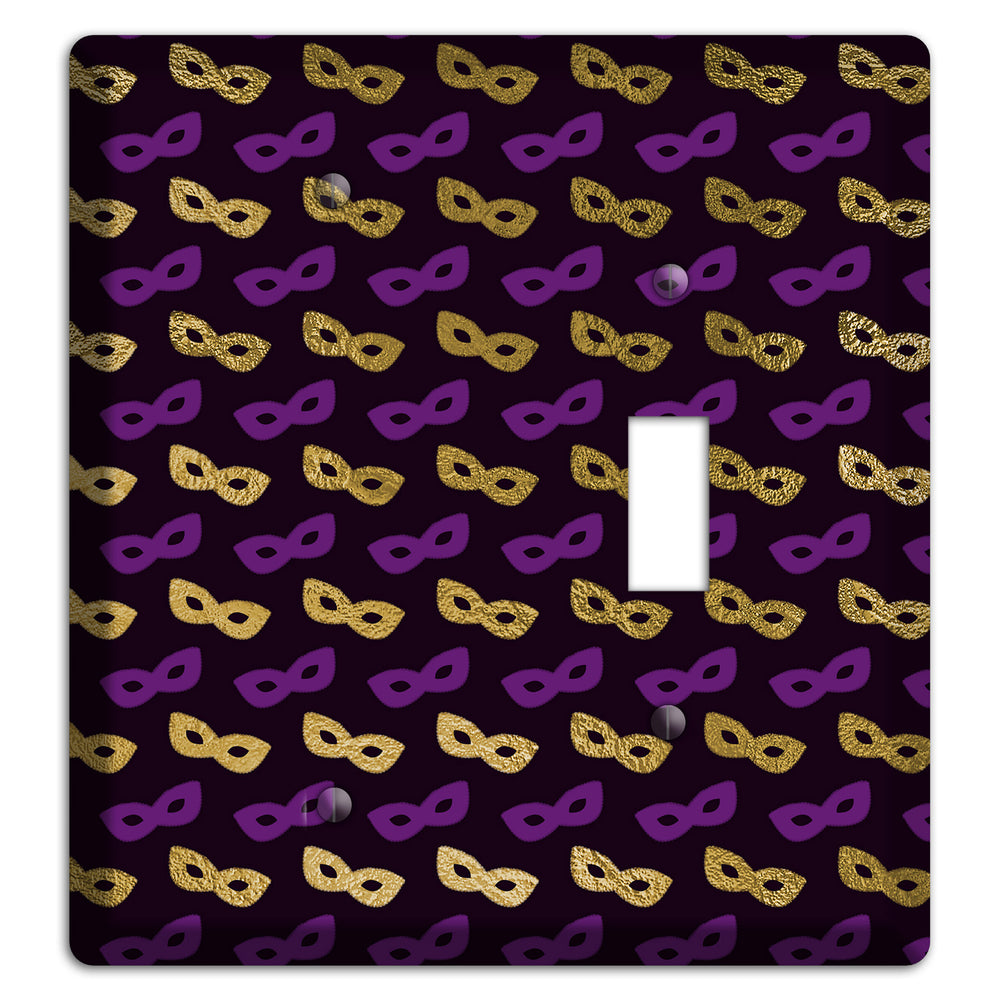 Midnight Masque Blank / Toggle Wallplate