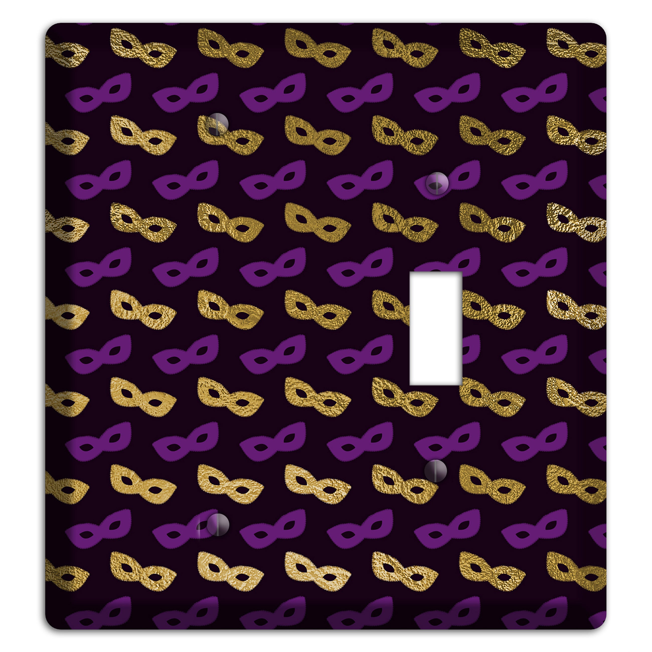 Midnight Masque Blank / Toggle Wallplate
