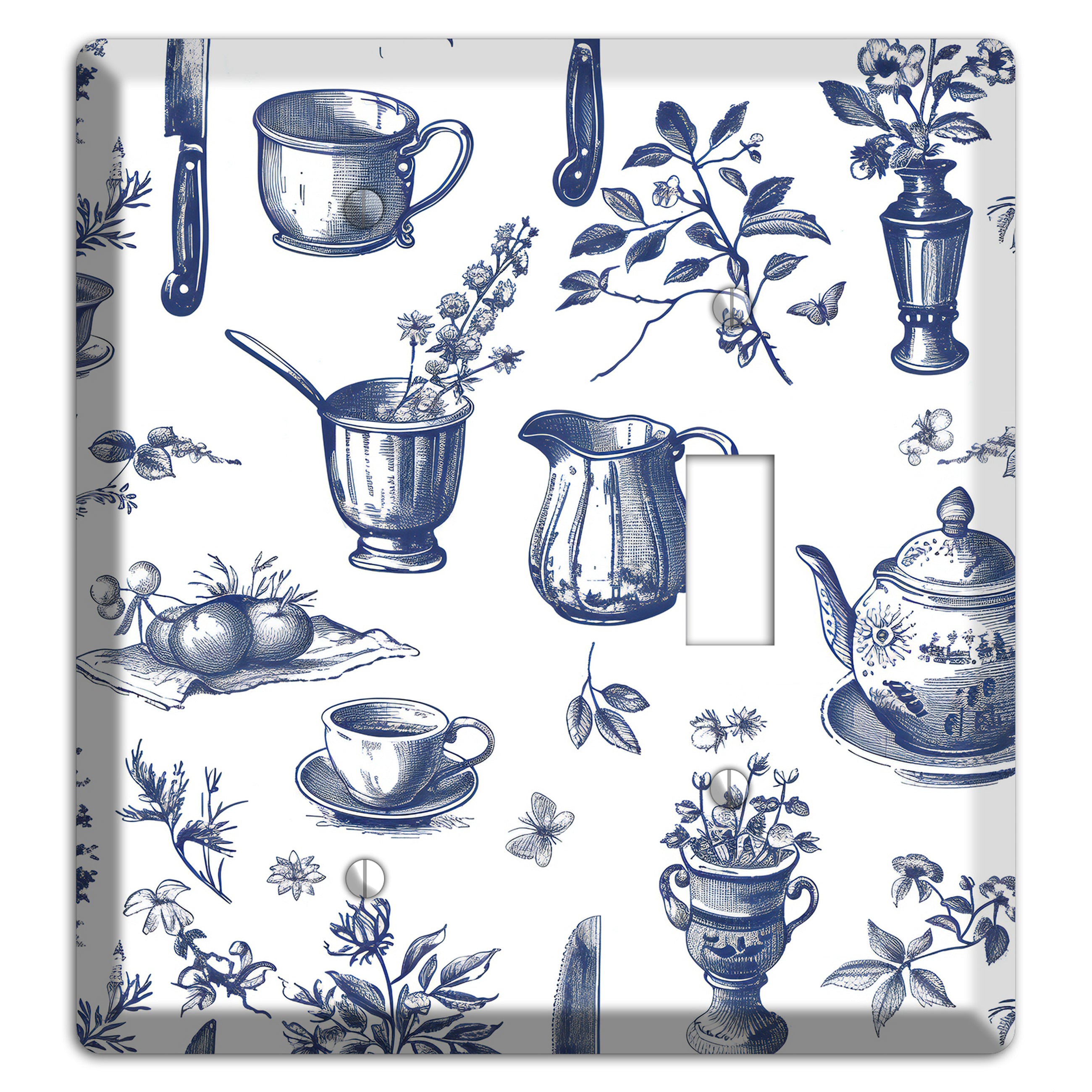 Pantry & Petal Blank / Toggle Wallplate