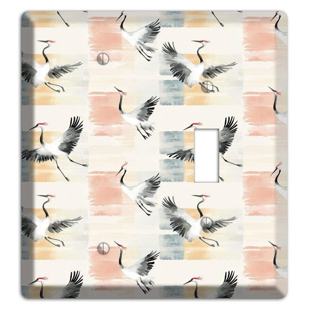 Blush Patchwork Flight Blank / Toggle Wallplate