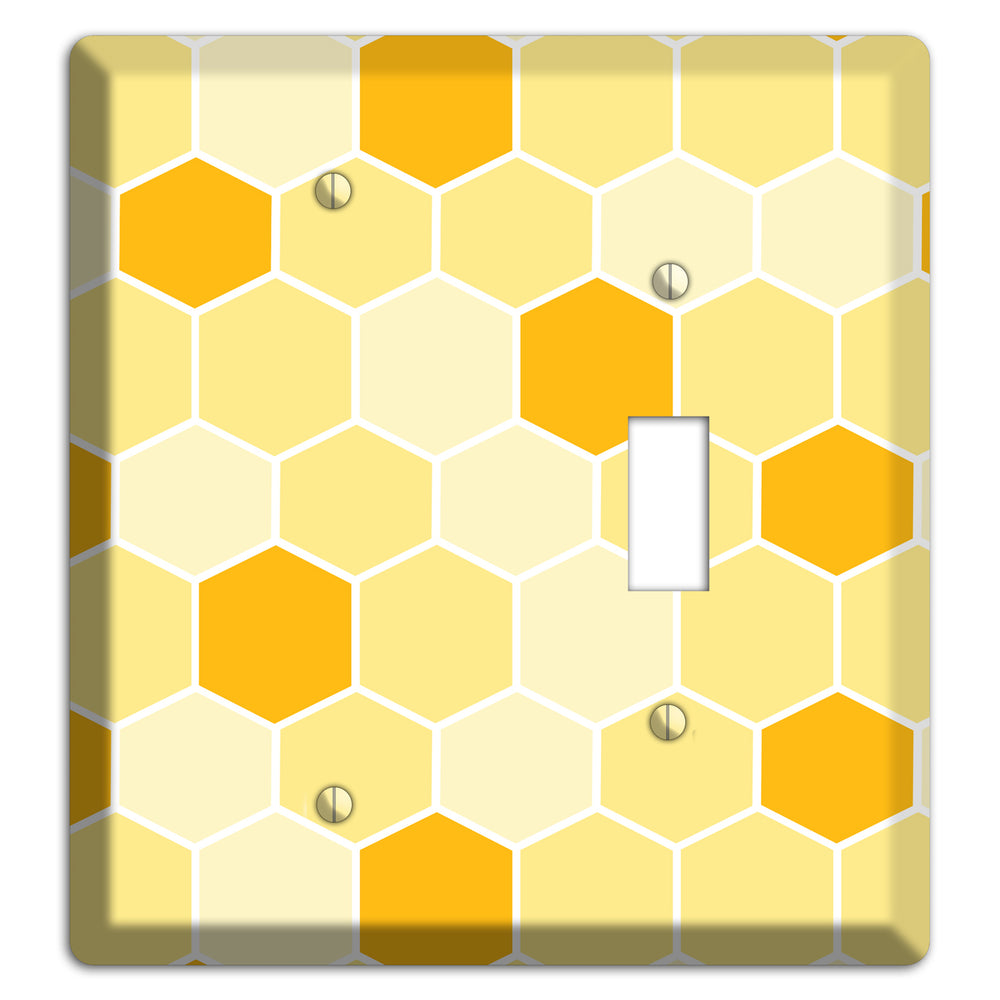 Honeycomb Harvest Blank / Toggle Wallplate