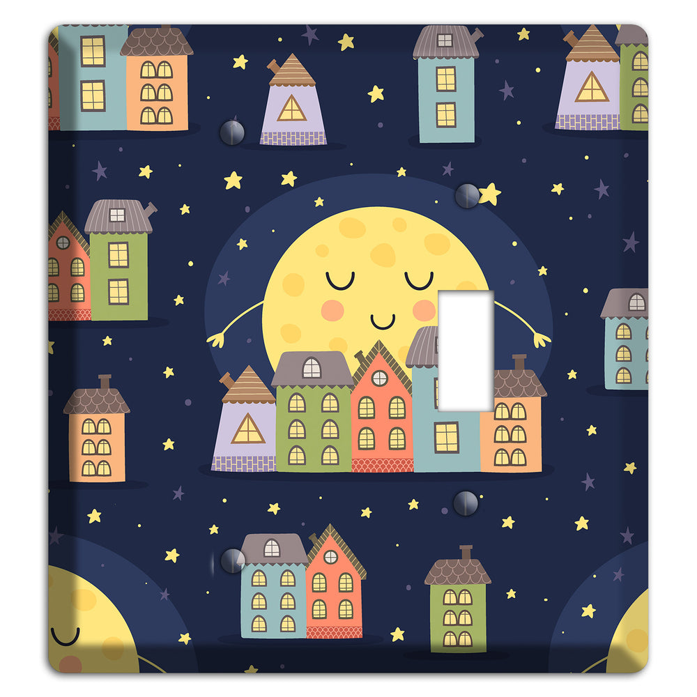 Sleepy Town Blank / Toggle Wallplate