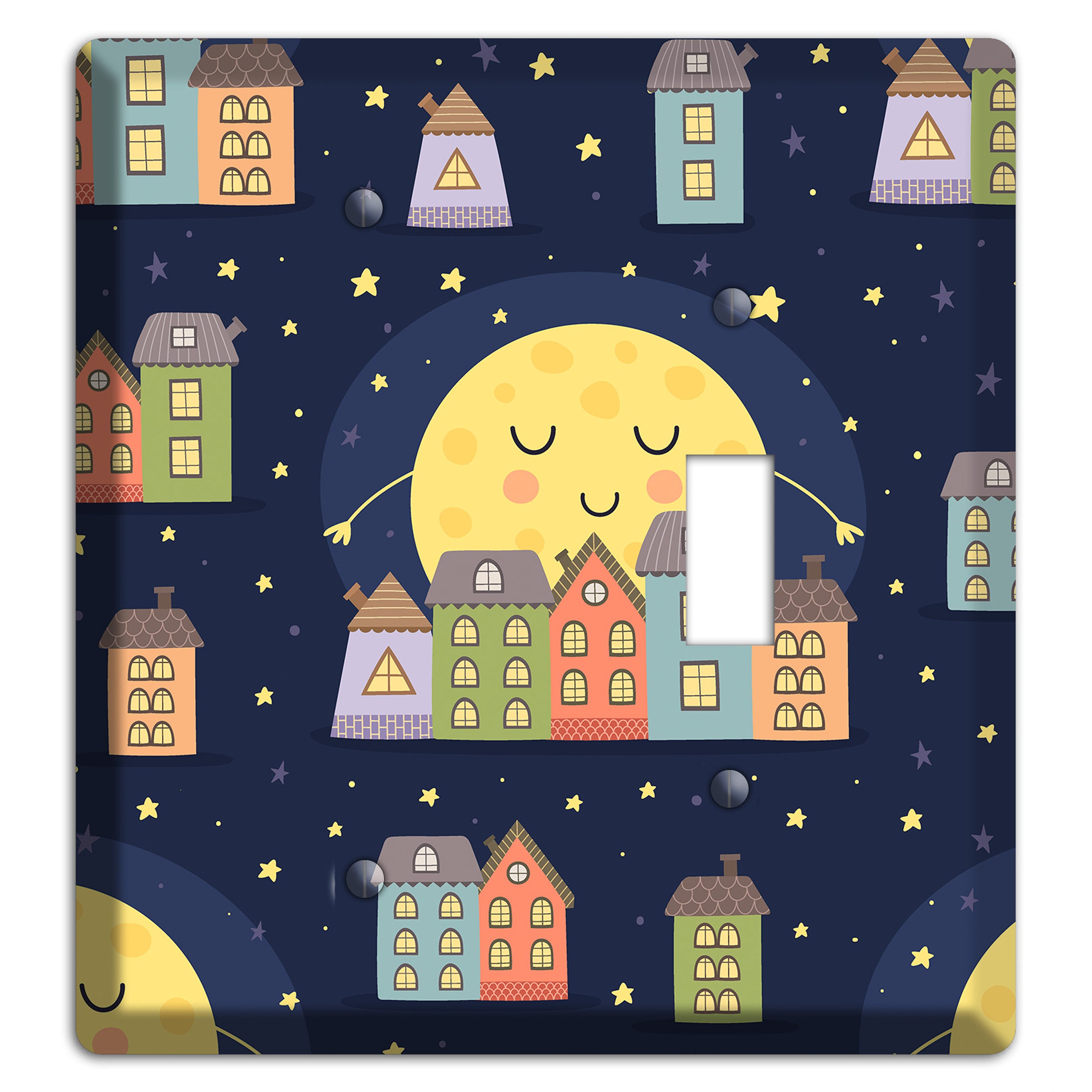 Sleepy Town Blank / Toggle Wallplate