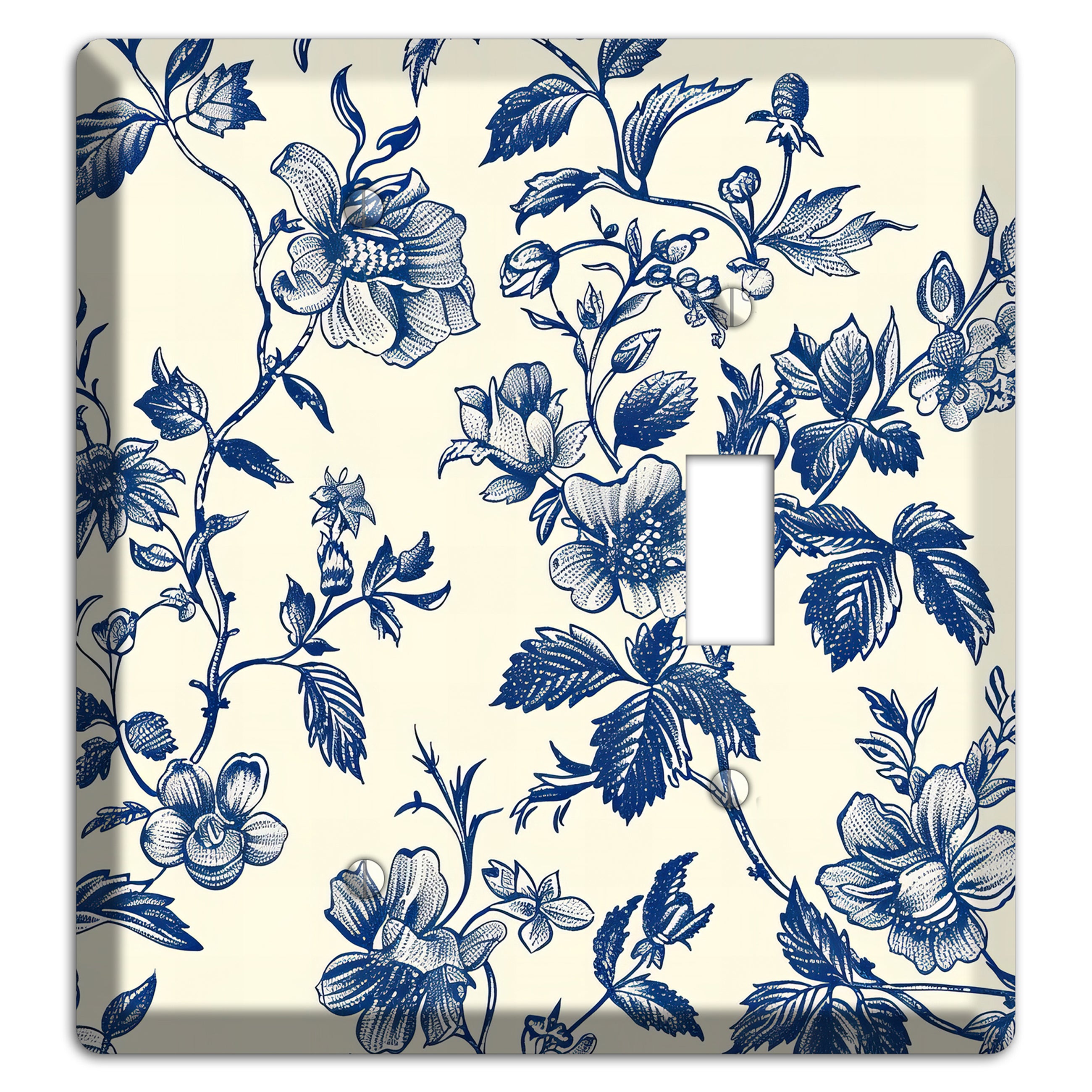 Garden Ink & Ivory Blank / Toggle Wallplate