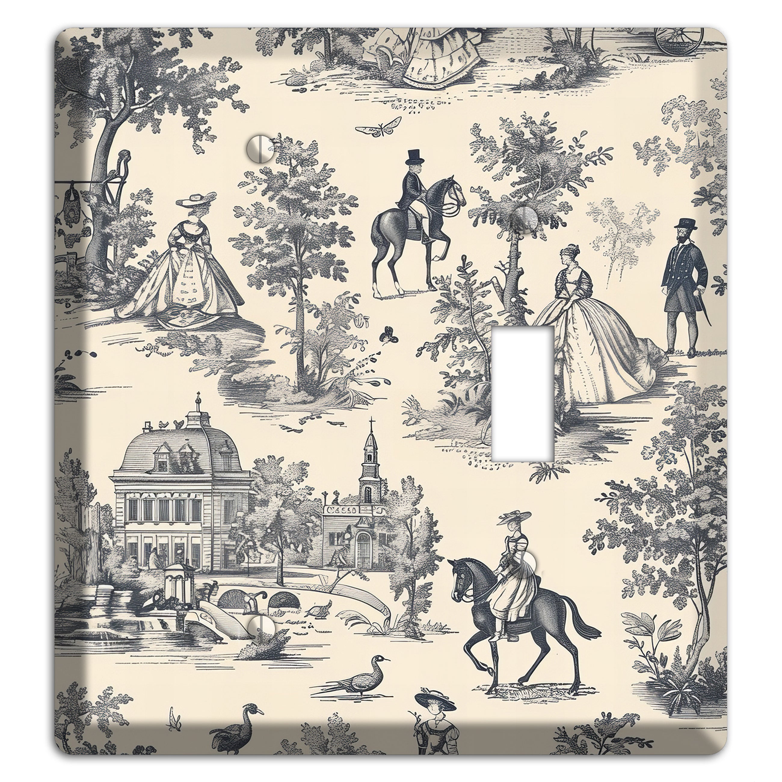 Country Estate Promenade Blank / Toggle Wallplate