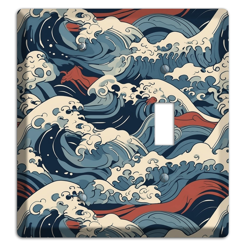 Crashing Tide Fury Blank / Toggle Wallplate
