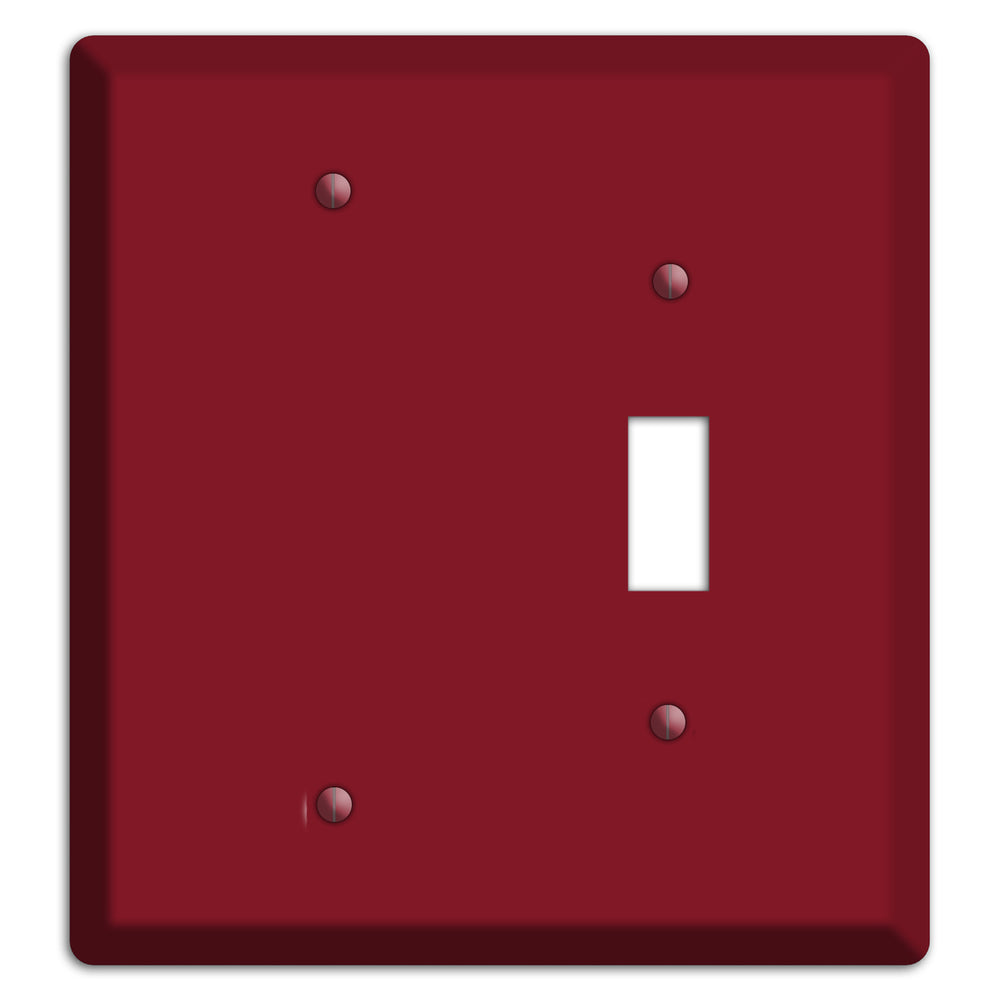 Baxter Burgundy Wine Blank / Toggle Wallplate