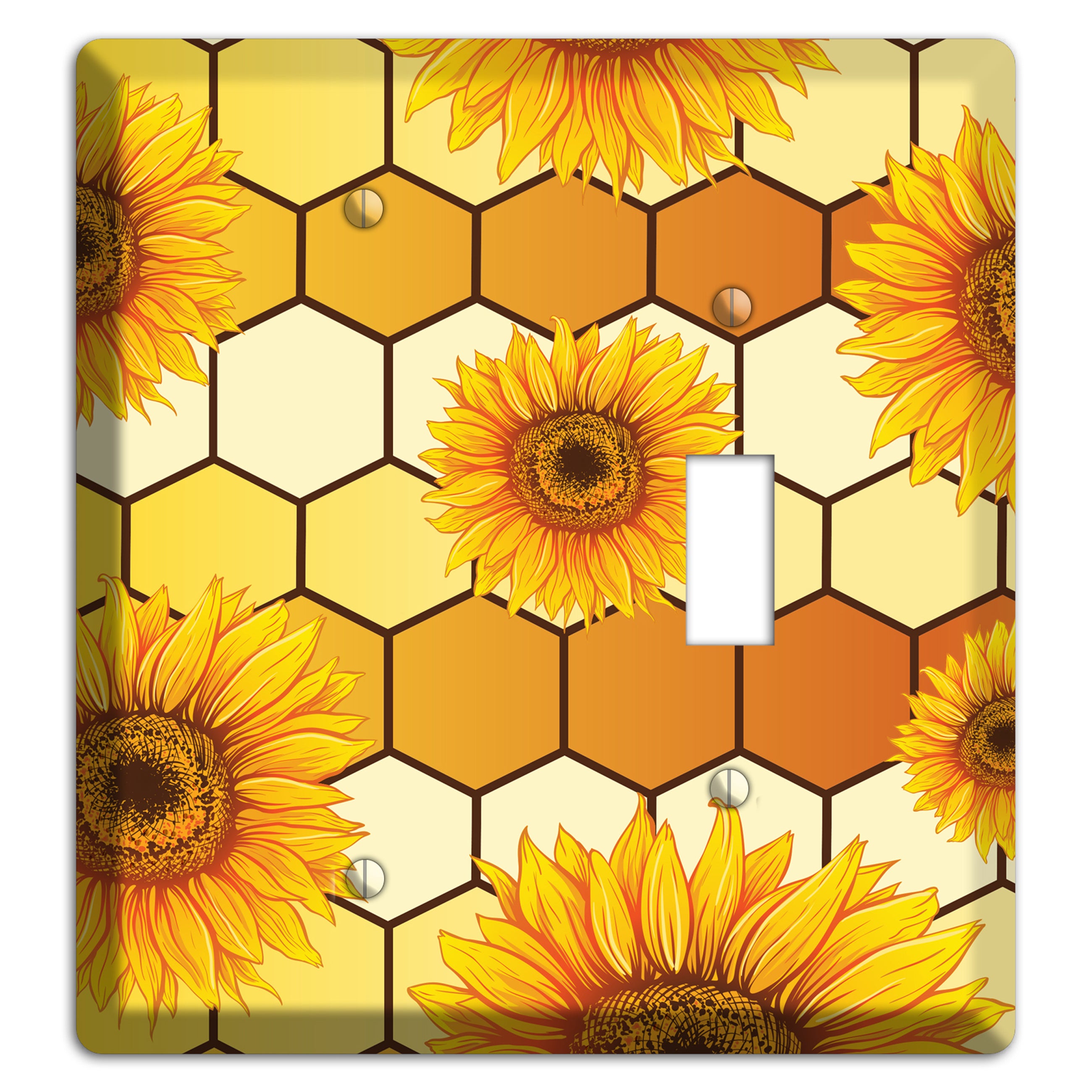 Honeycomb Solstice Blank / Toggle Wallplate