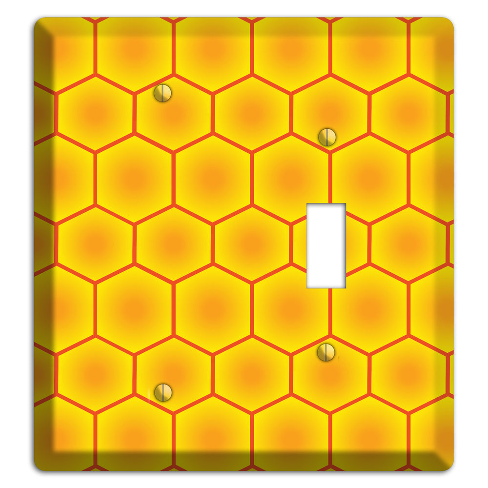 Golden Vault Cells Blank / Toggle Wallplate