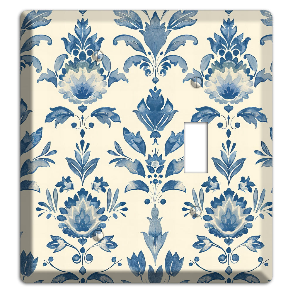 Bloom & Indigo Blank / Toggle Wallplate